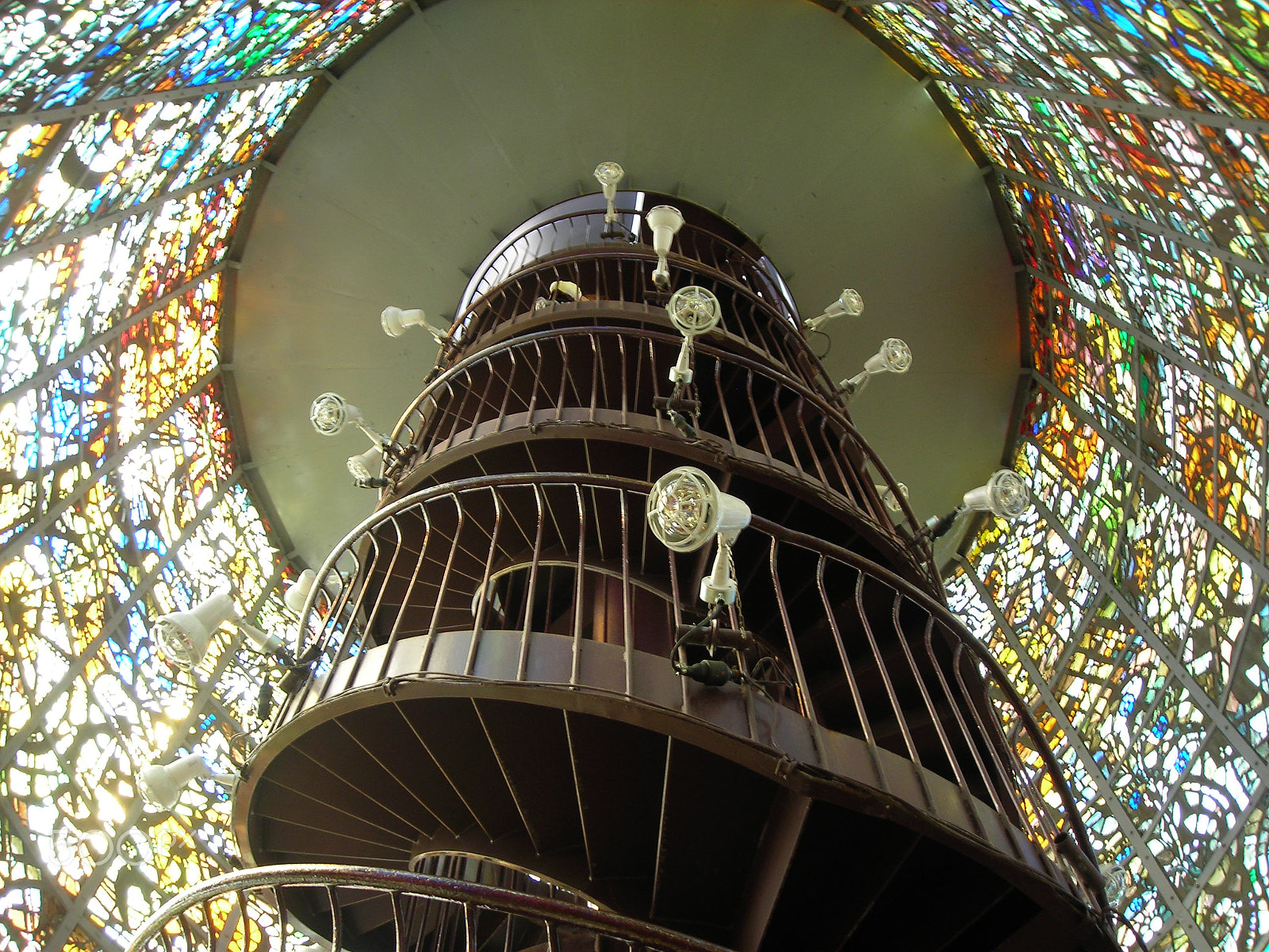 Nikon COOLPIX L3 sample photo. Spiral staircase. photography