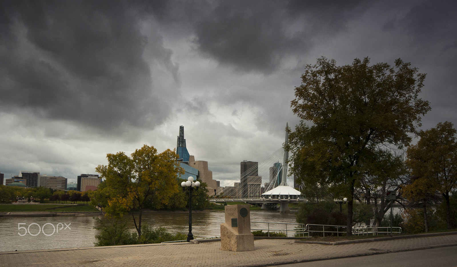Pentax K200D sample photo. St. boniface angle photography