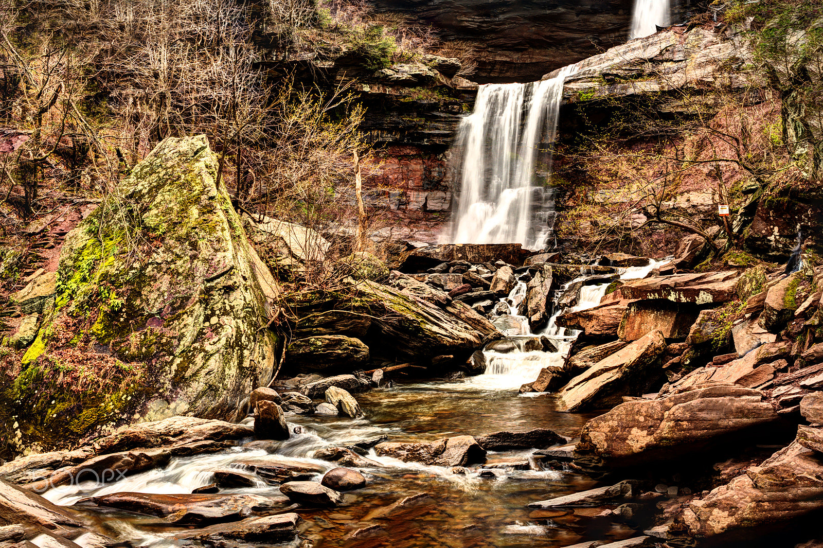Canon EOS 7D + Canon EF 28-80mm f/3.5-5.6 USM sample photo. Kaaterskill falls new york state photography