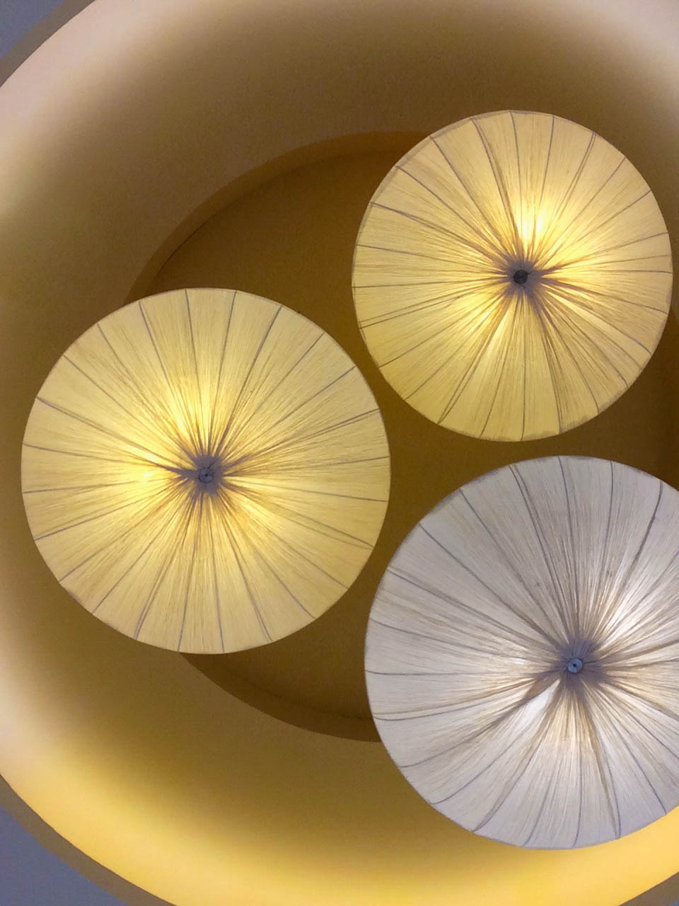 Apple iPhone 5s + iPhone 5s front camera 2.15mm f/2.4 sample photo. Ceiling lamp photography