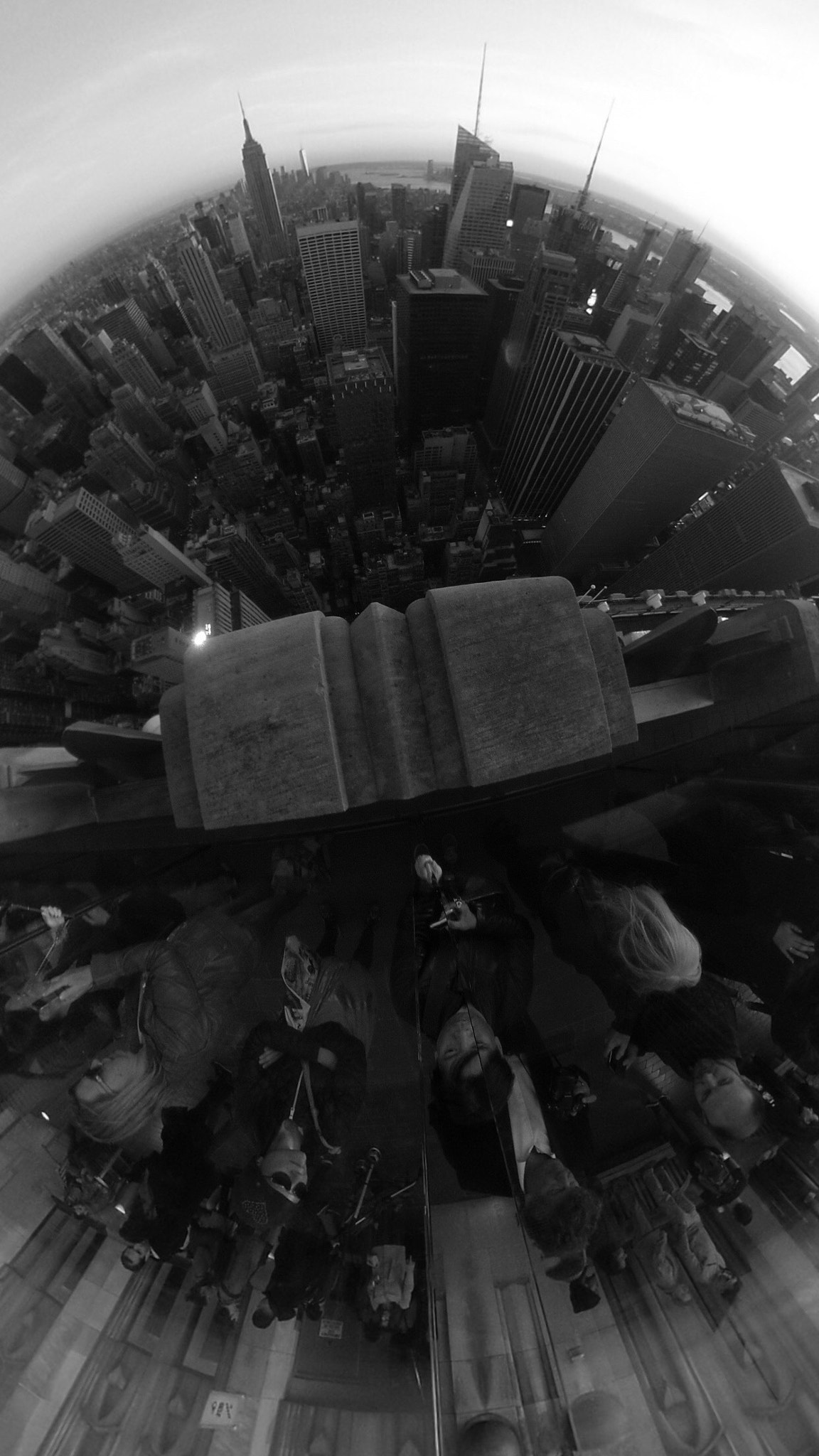 Ricoh Theta S sample photo. Surrounded by strangers... photography