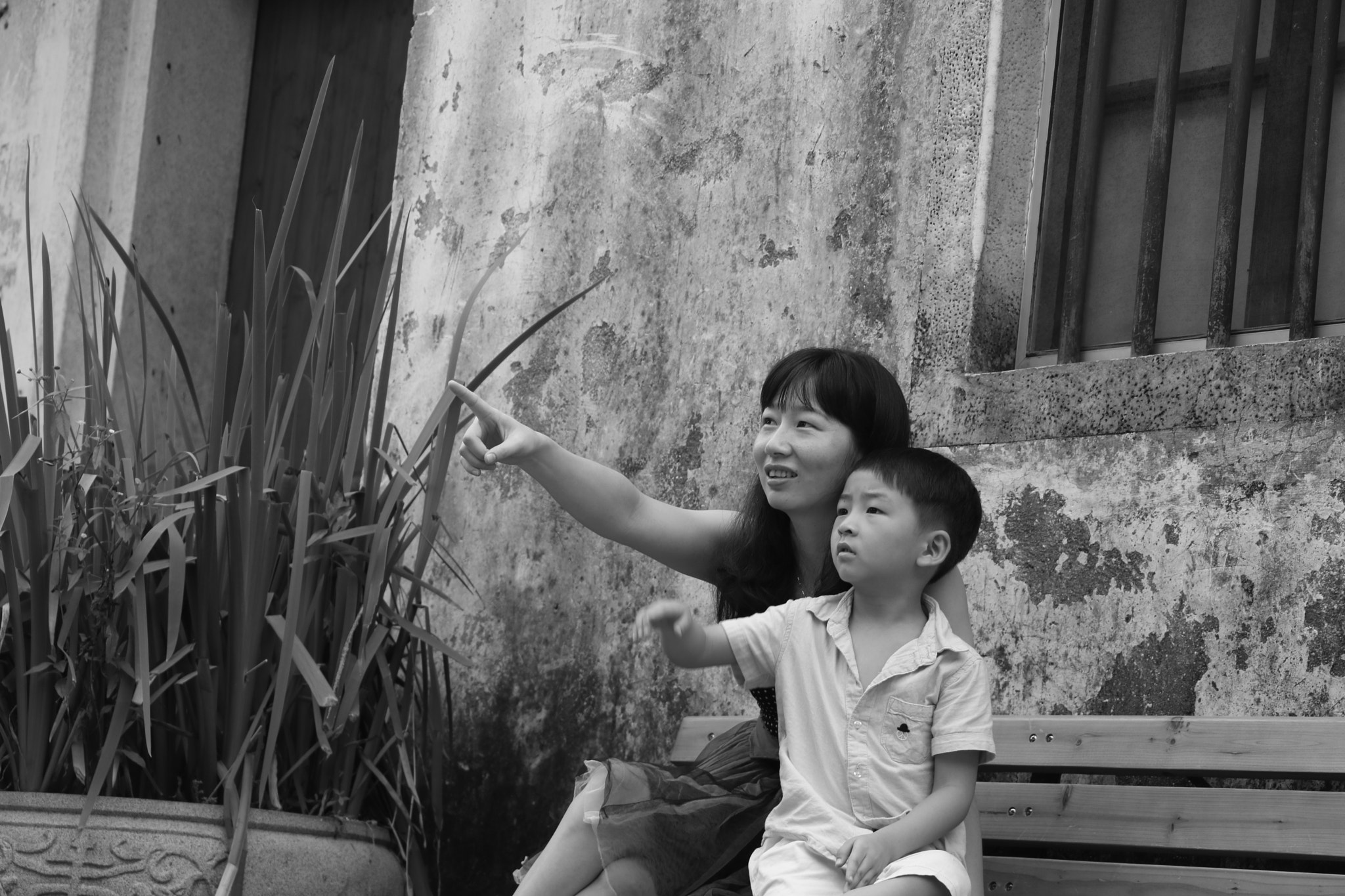 Canon EF-S 18-135mm F3.5-5.6 IS STM sample photo. 母子 photography