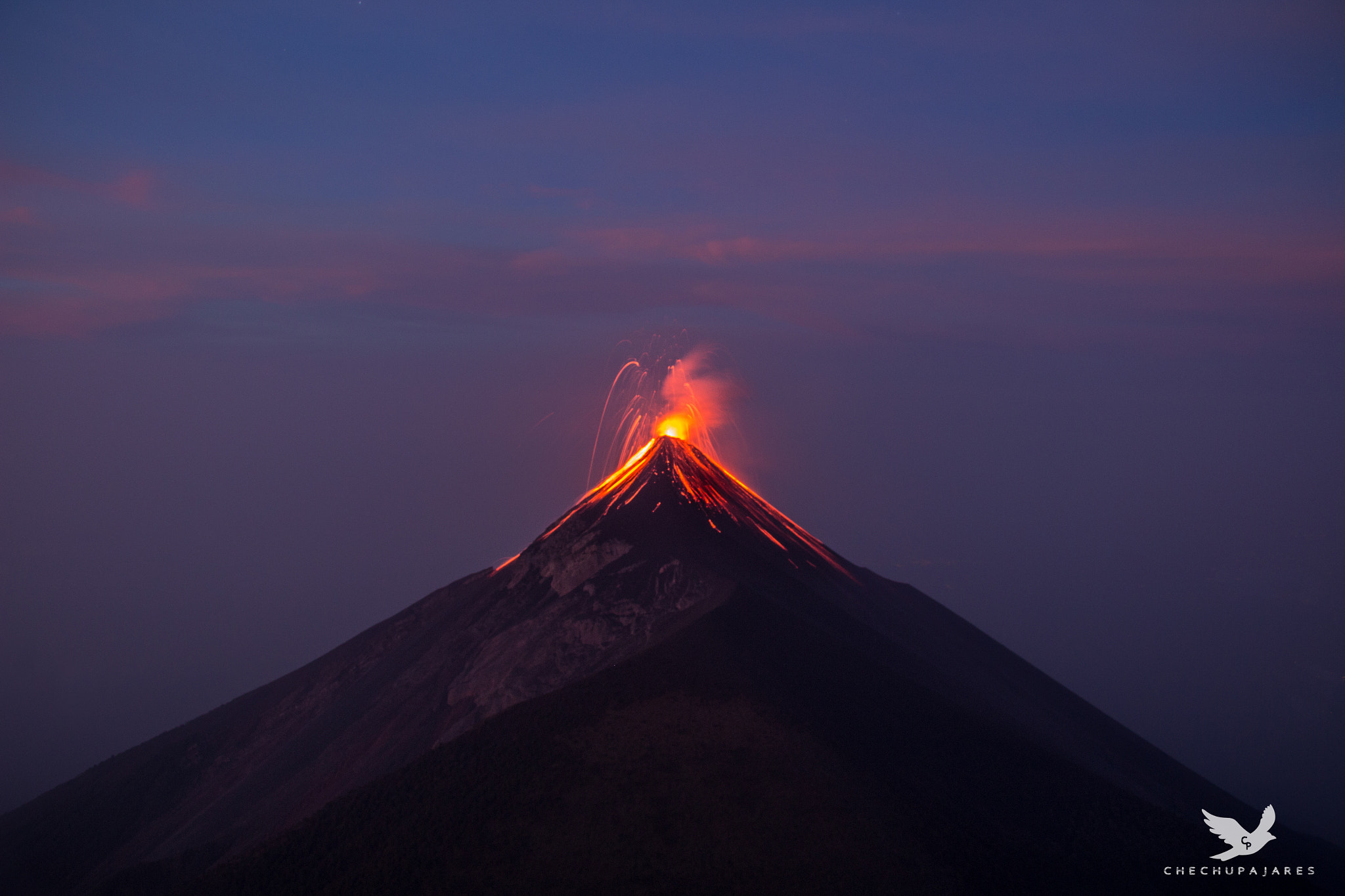 Canon EF-S 18-135mm F3.5-5.6 IS STM sample photo. Volcano of fire. photography