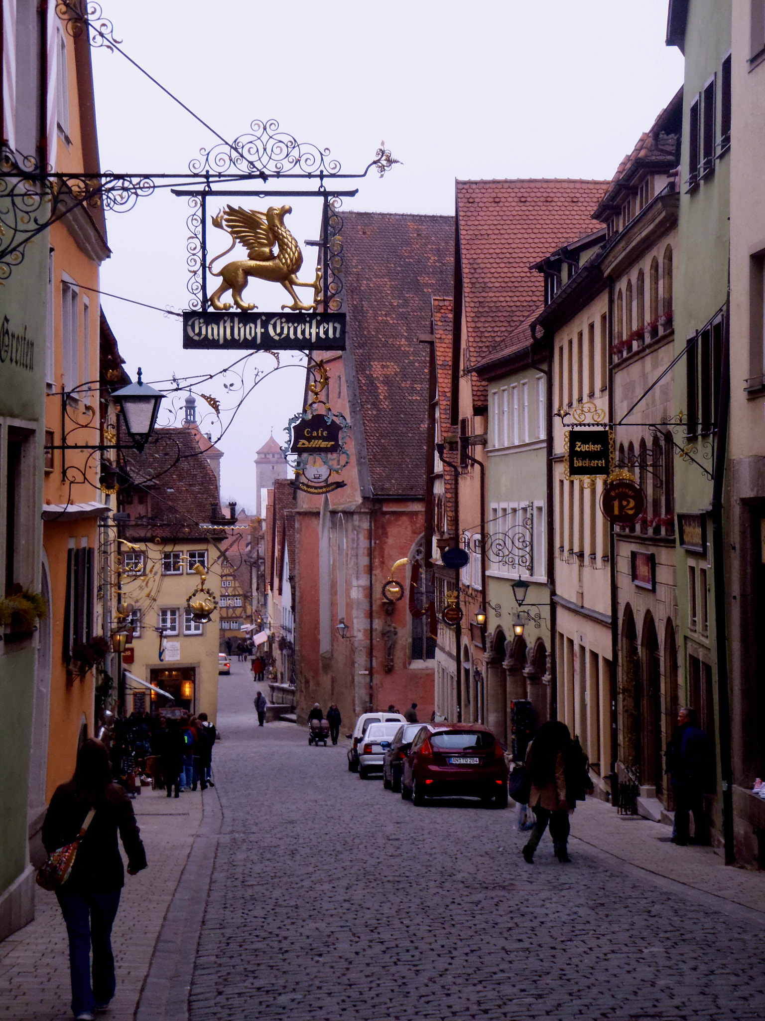Olympus StylusTough-6020 sample photo. Gasthof im rothenburg photography