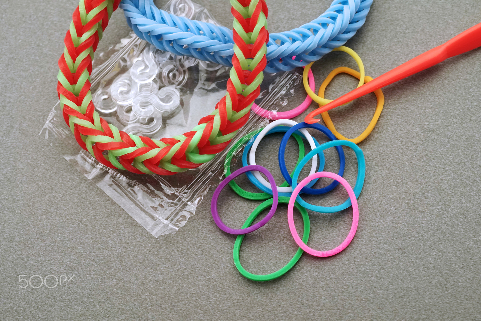 Sony 50mm F2.8 Macro sample photo. Elastic bracelets made from rubber bands photography