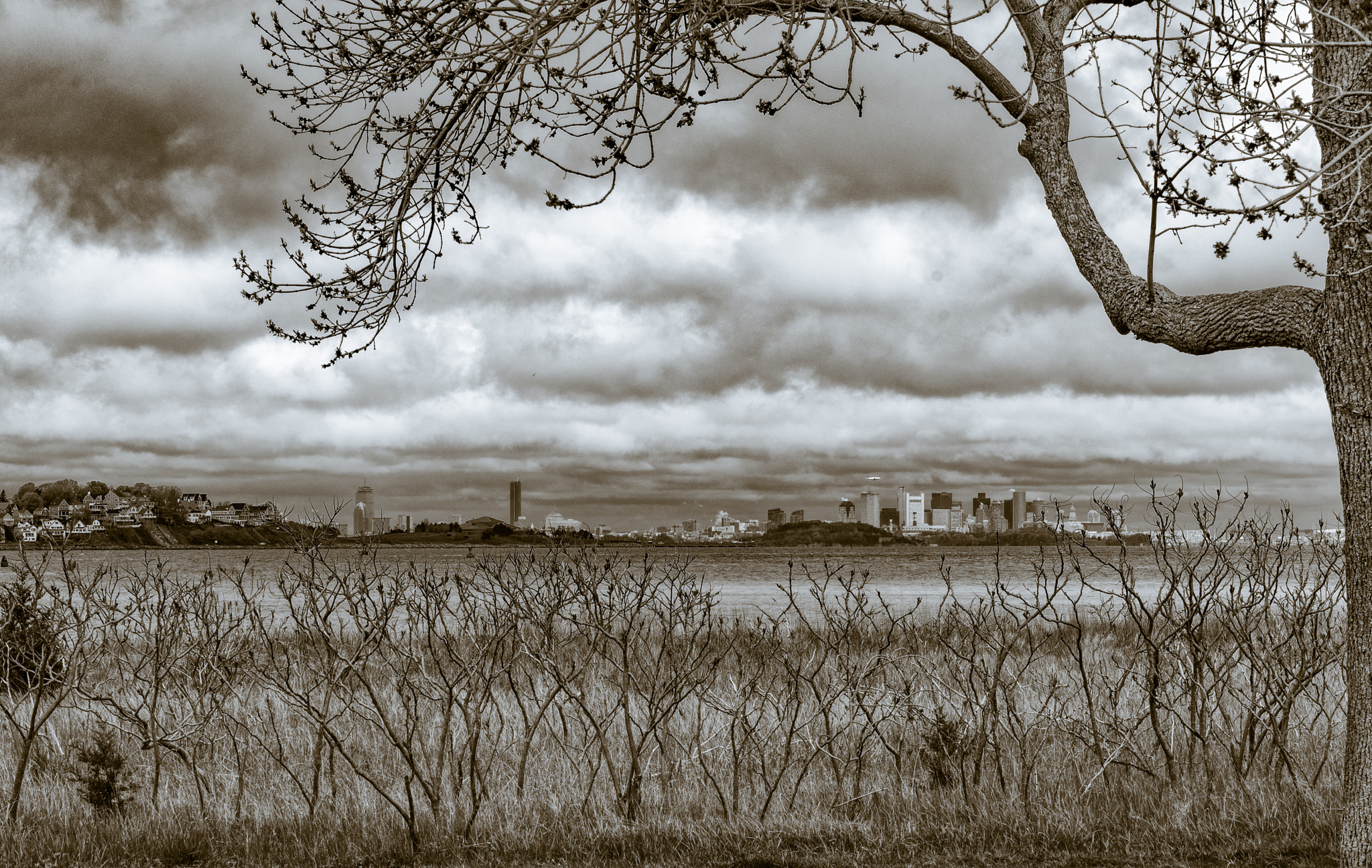 HD Pentax D FA 24-70mm F2.8 ED SDM WR sample photo. Boston skyline photography