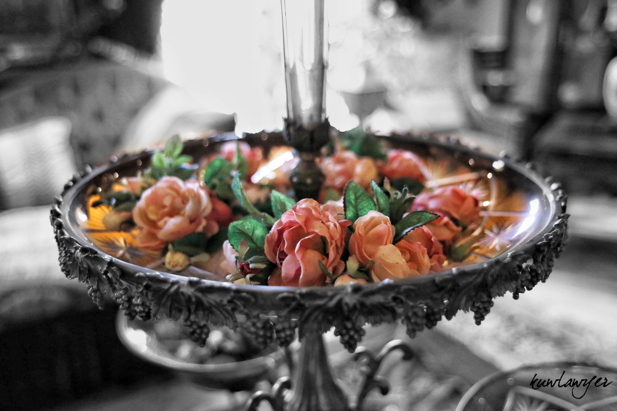 Canon EOS 6D + Canon 24-70mm sample photo. Black and roses photography