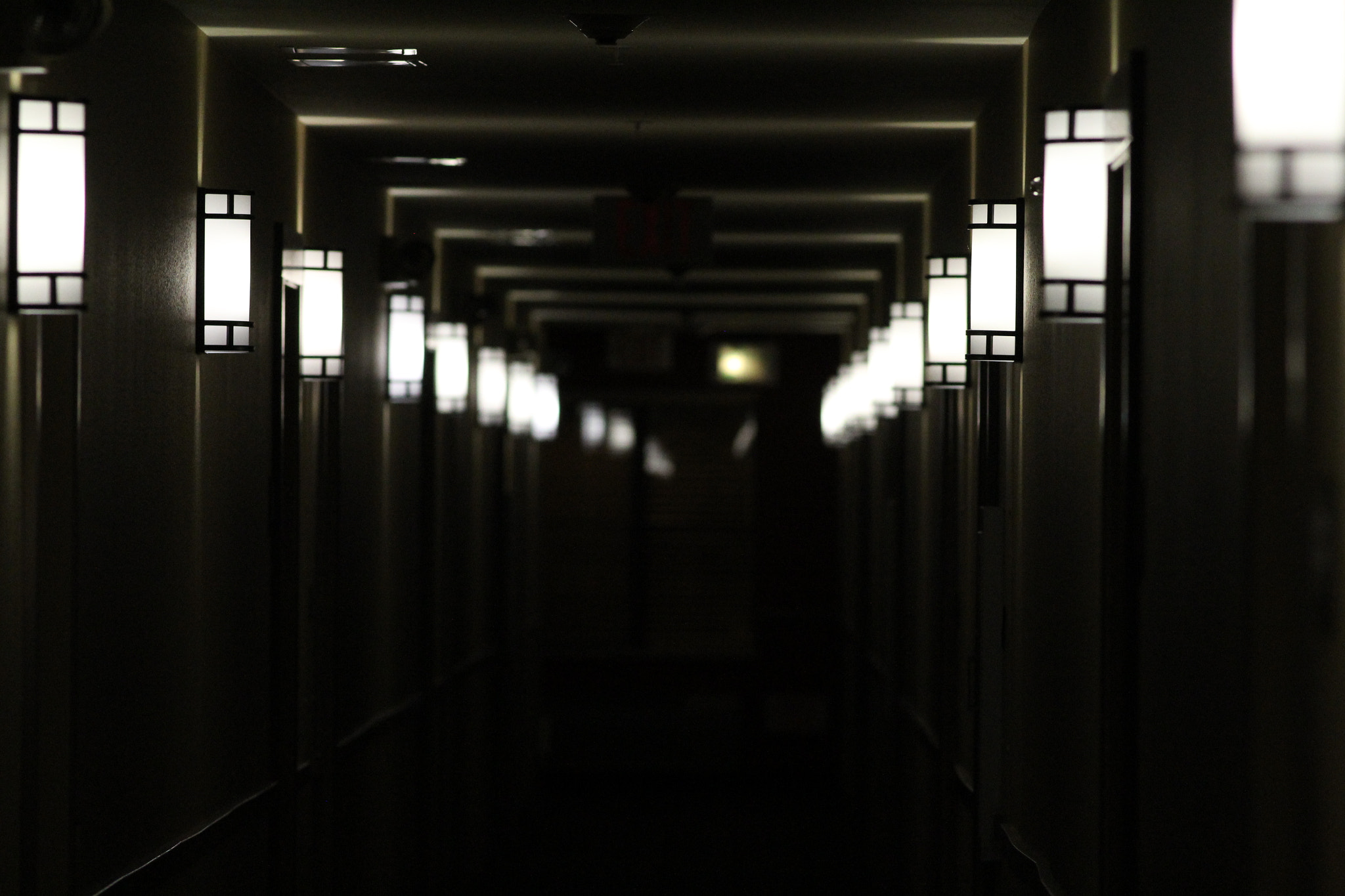 Canon EOS 1200D (EOS Rebel T5 / EOS Kiss X70 / EOS Hi) + Canon EF 200mm F2.8L II USM sample photo. My hotel's lobby looks like a dungeon..... photography