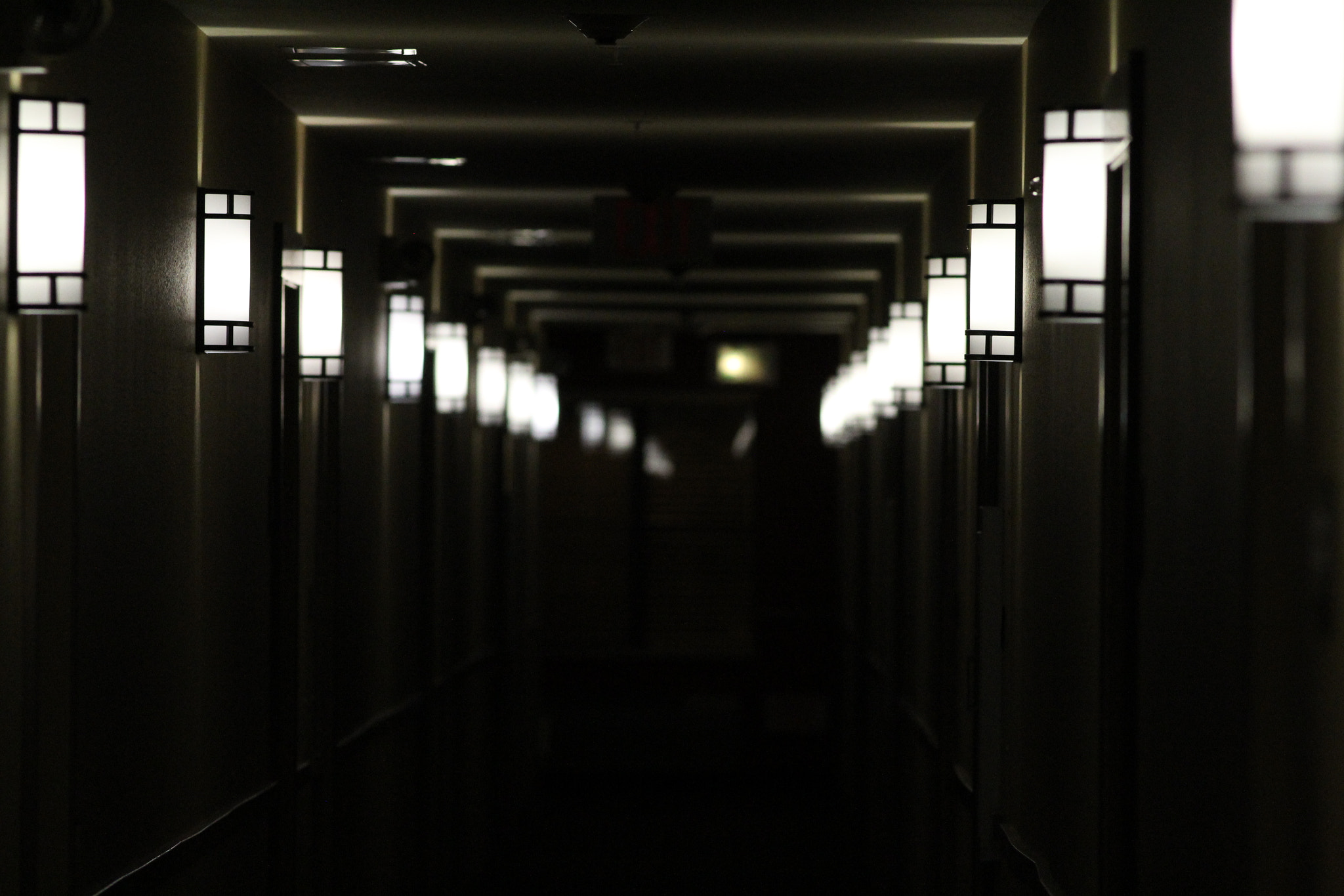 Canon EF 200mm F2.8L II USM sample photo. My hotel's lobby looks like a dungeon..... photography