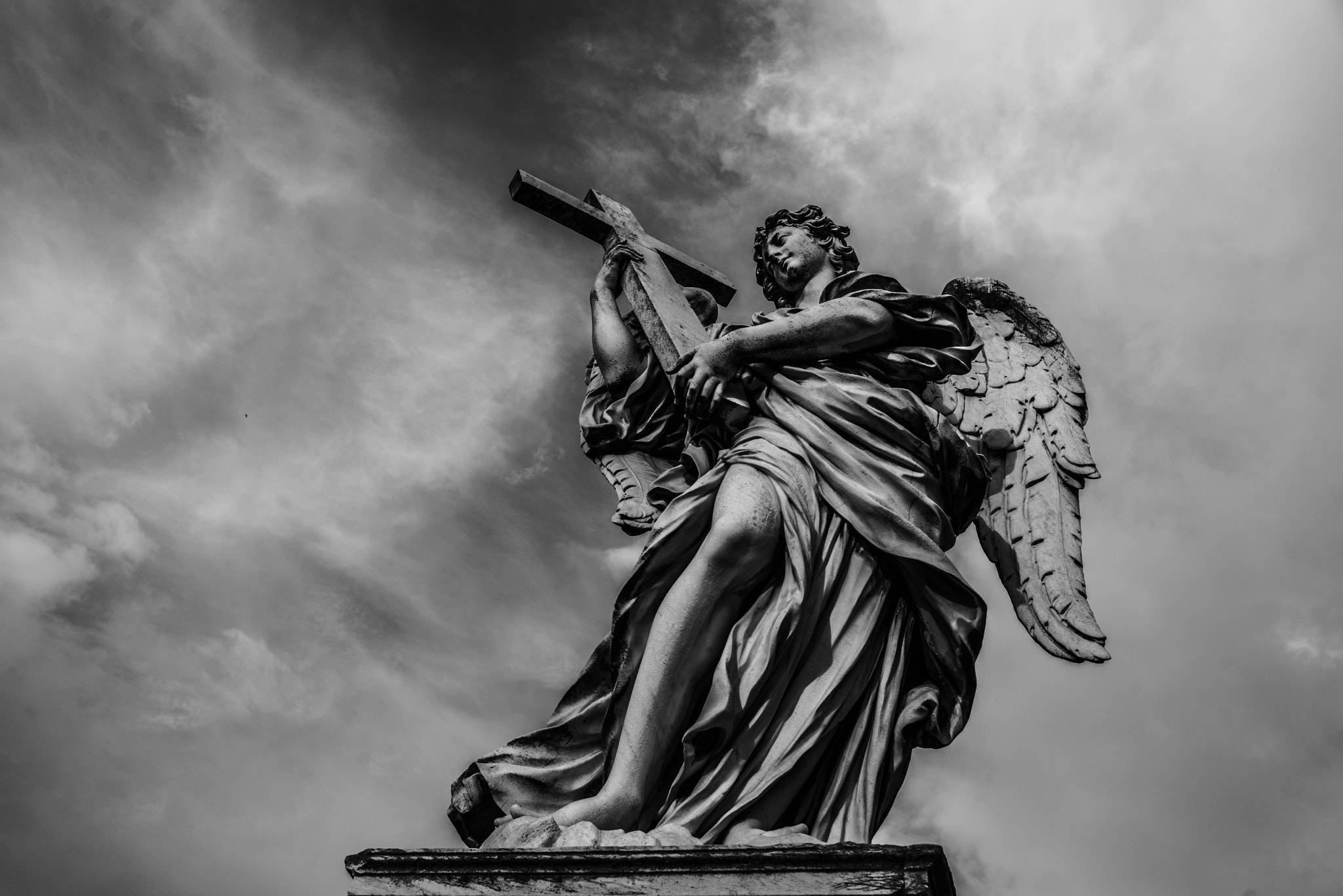 Nikon D800E + Nikon AF-S Nikkor 35mm F1.4G sample photo. Angel statue photography
