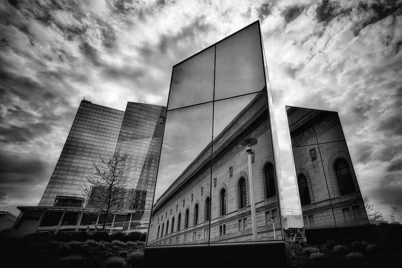 Sony a7 + Sony E 10-18mm F4 OSS sample photo. Reflections.. cleveland oh photography