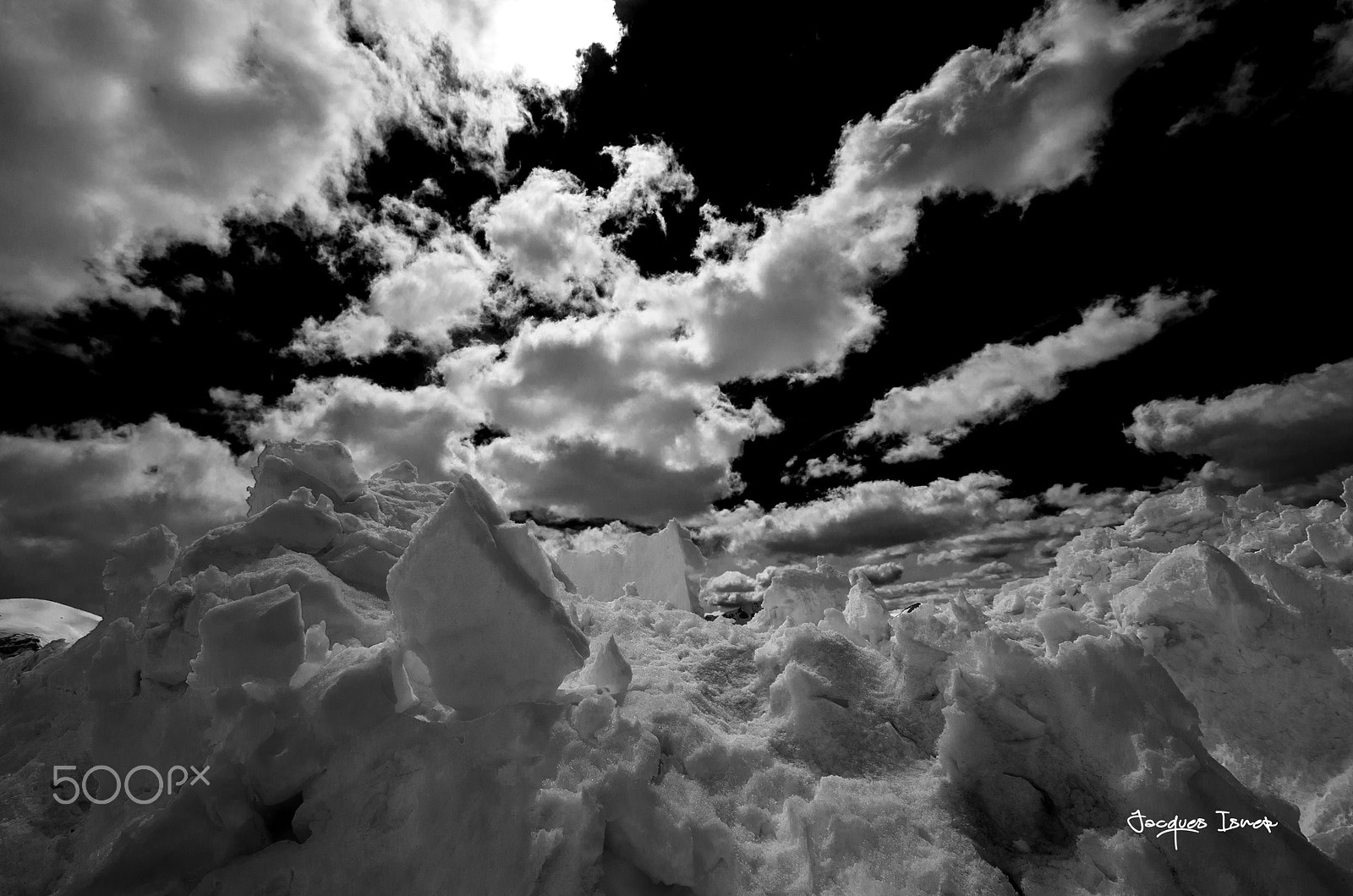 Pentax K-5 sample photo. Entre neige et ciel photography