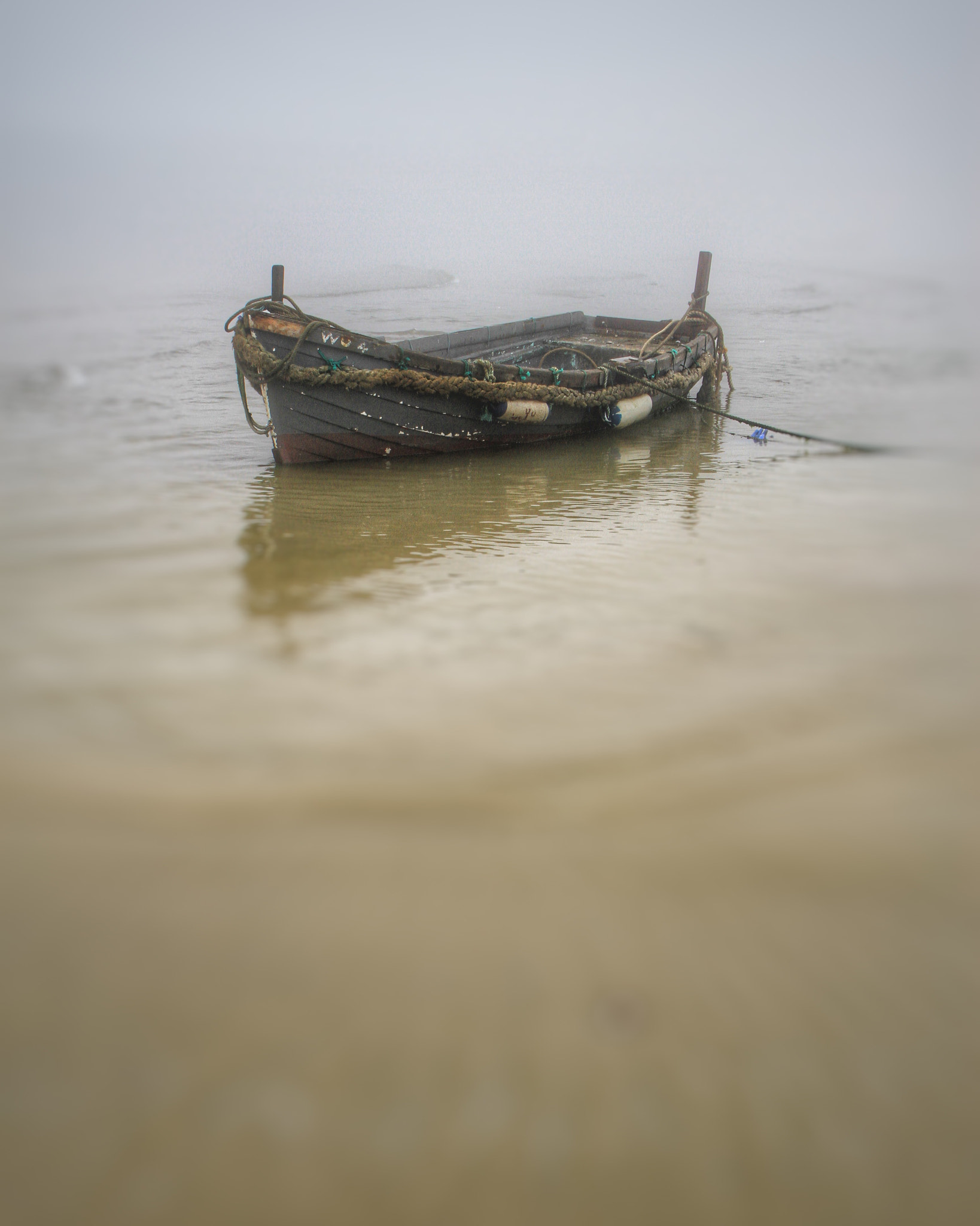 Canon EOS 7D + Canon 18-270mm sample photo. "rowing boat" made the most of the fog today photography