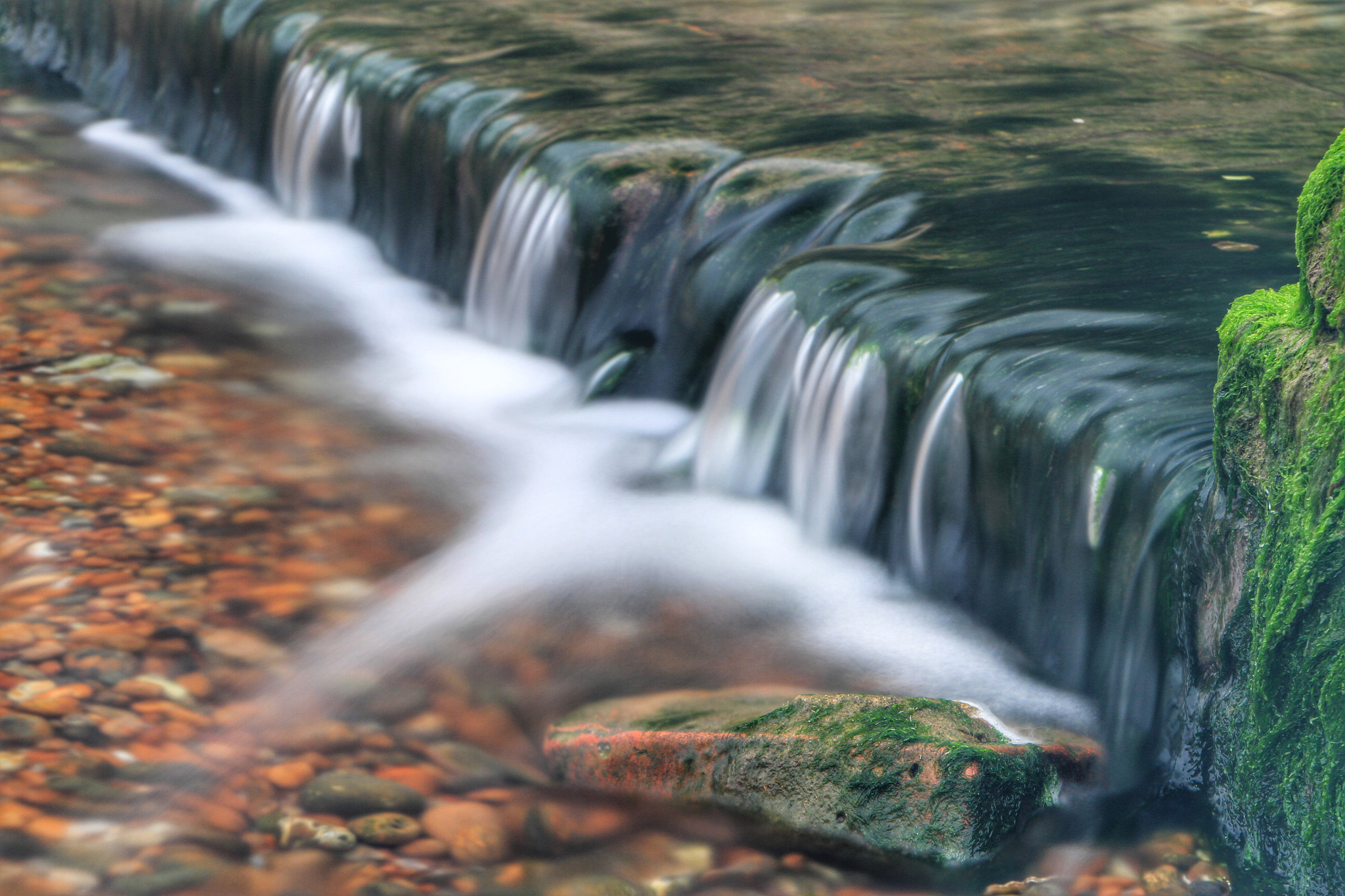 Canon EOS 7D + Canon 18-270mm sample photo. "running water" made the most of the fog today photography