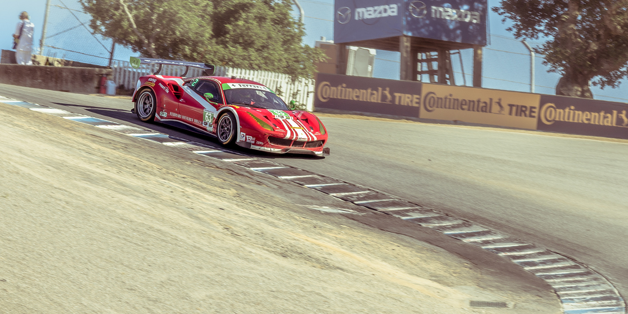 Pentax K-5 sample photo. Ferrari 488 gtd - laguna seca '16 photography