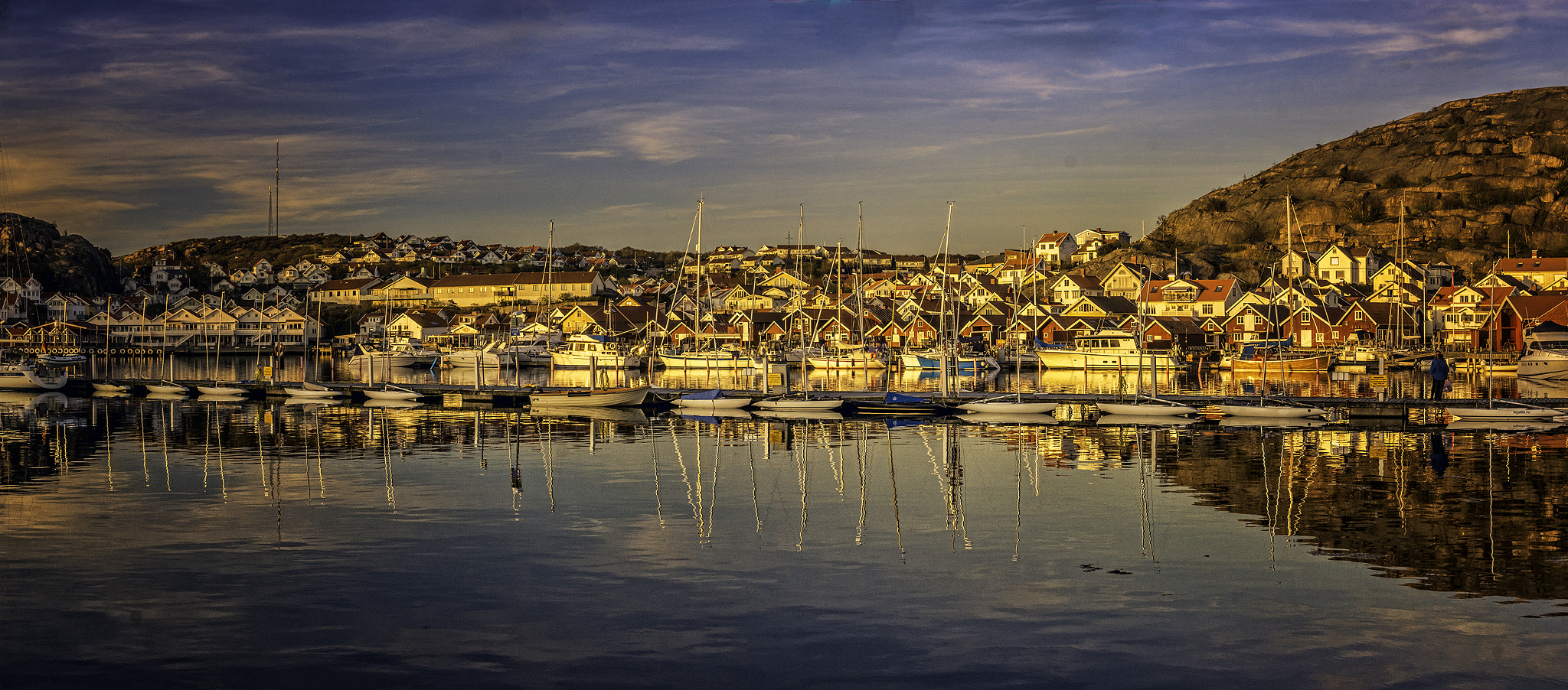 Sony SLT-A65 (SLT-A65V) + 17-50mm F2.8 sample photo. Hunnebostrand panorama photography
