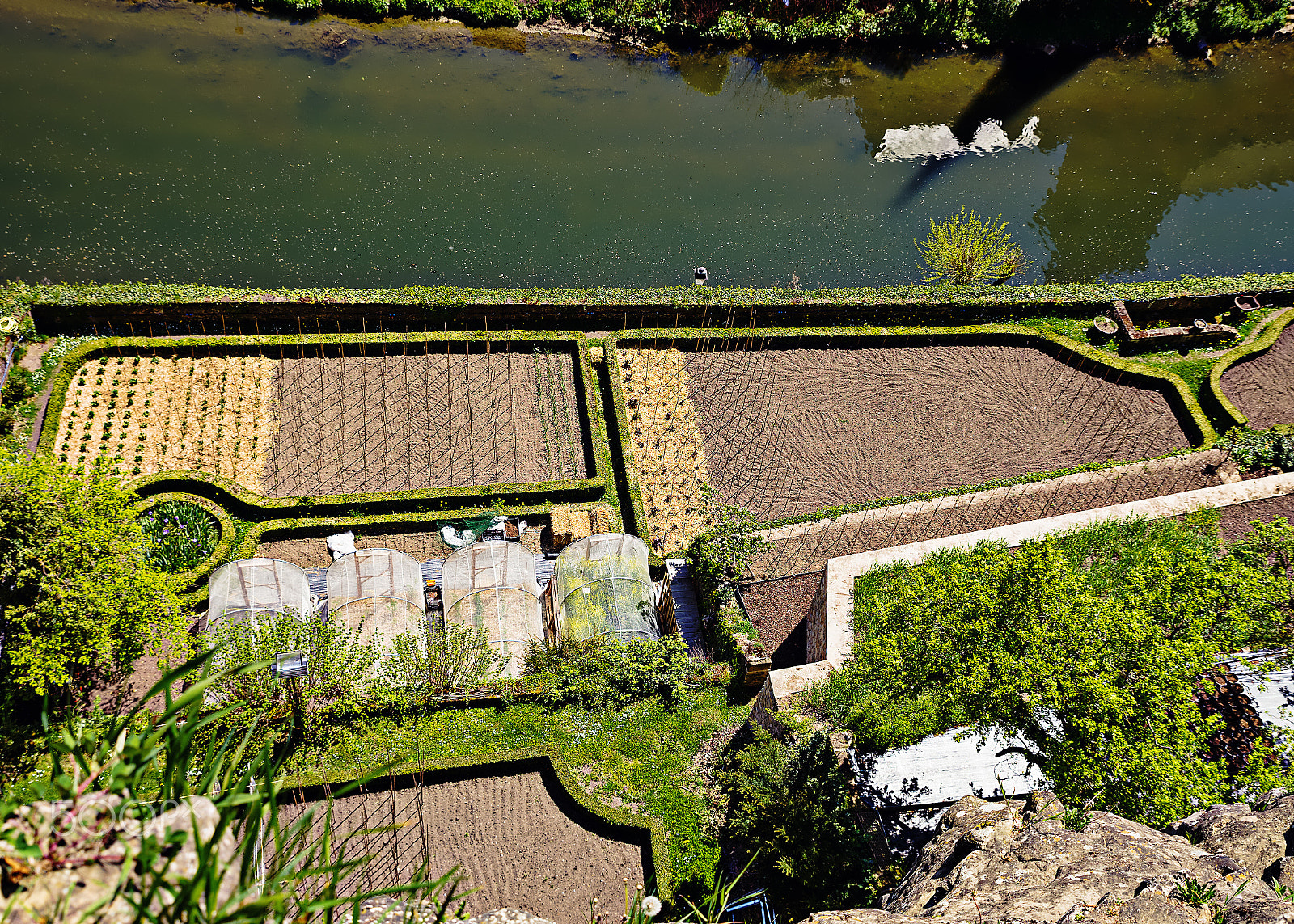 Sony a7 II + Tamron SP 24-70mm F2.8 Di VC USD sample photo. The garden under the casemates photography