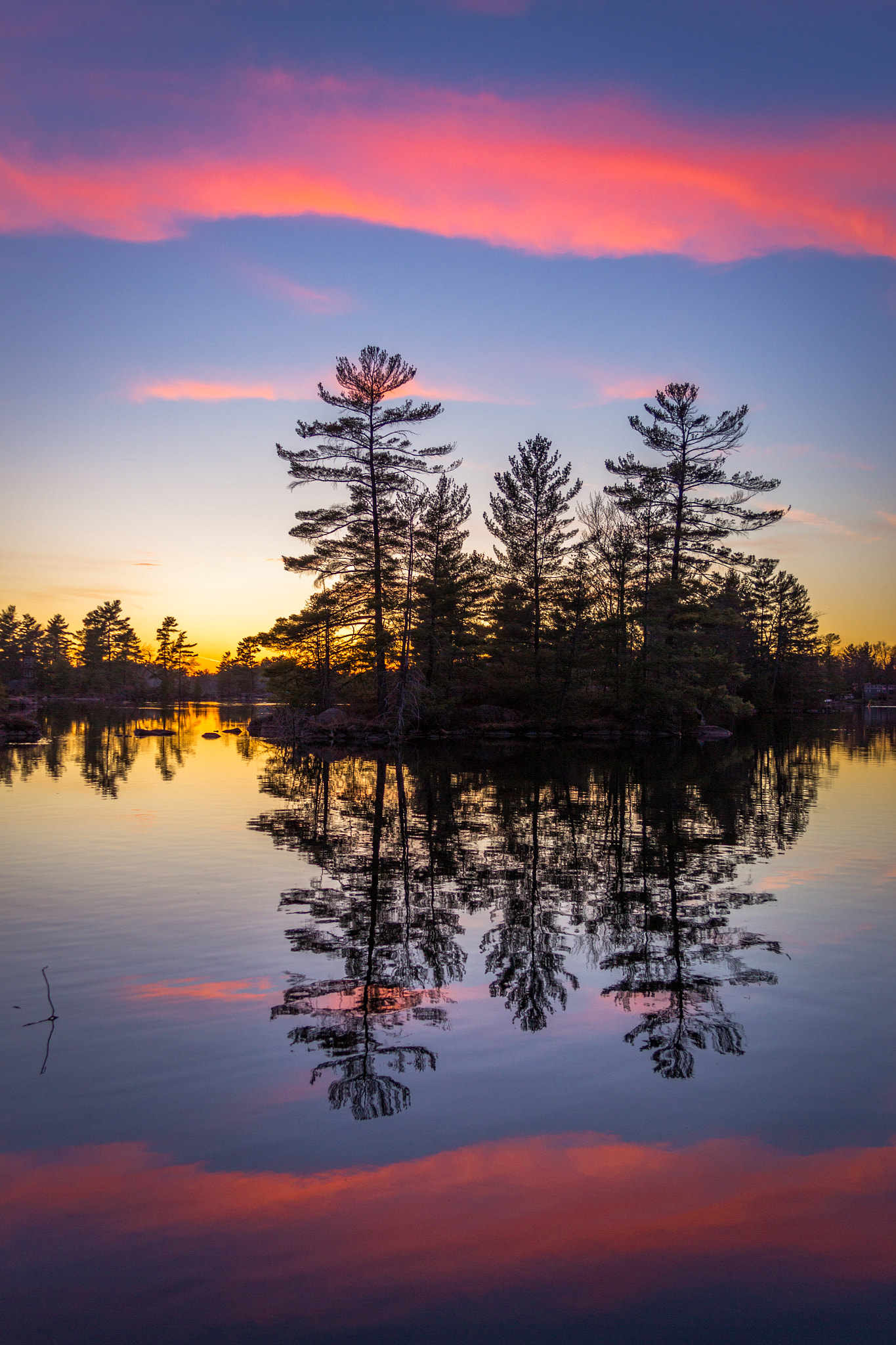 Canon EF-S 18-55mm F3.5-5.6 sample photo. Sunset in the kawarthas photography
