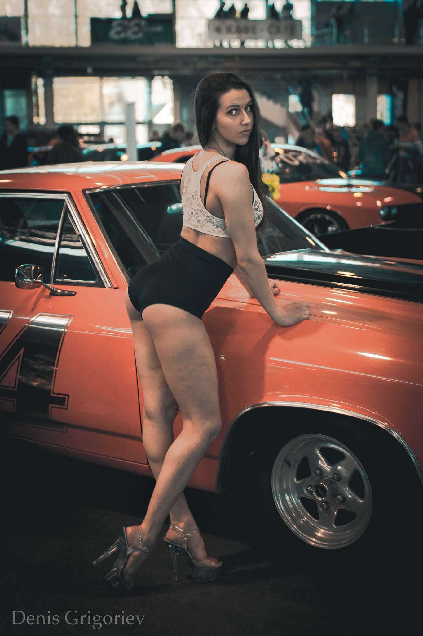 Nikon D5500 + Sigma 30mm F1.4 EX DC HSM sample photo. Royalautoshow. chevy and girl photography