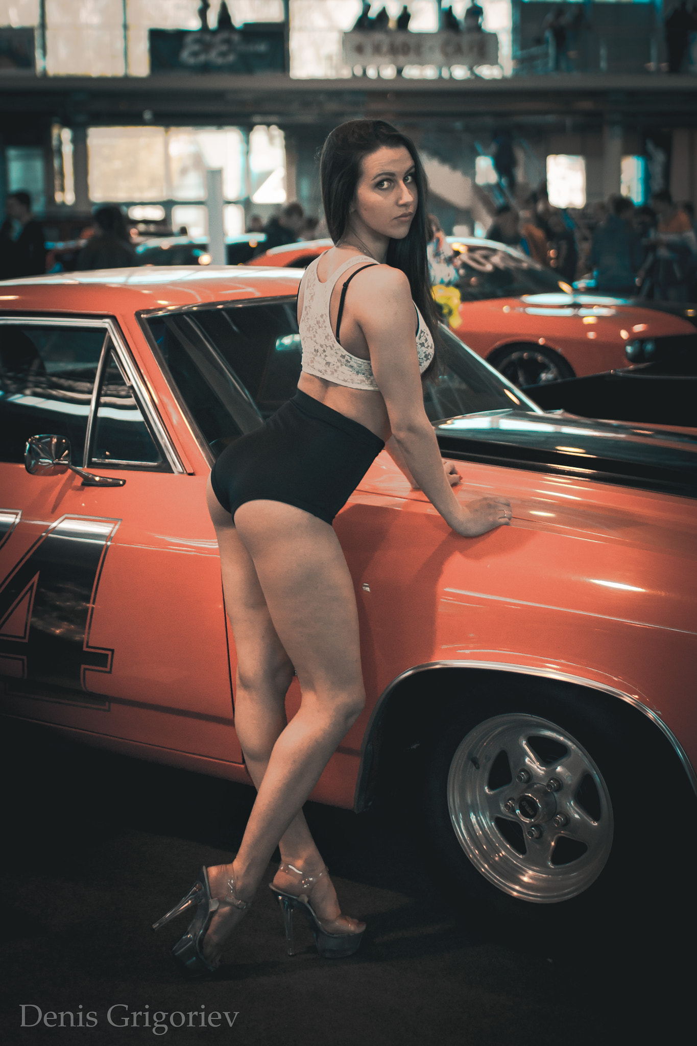 Nikon D5500 sample photo. Royalautoshow. chevy and girl photography