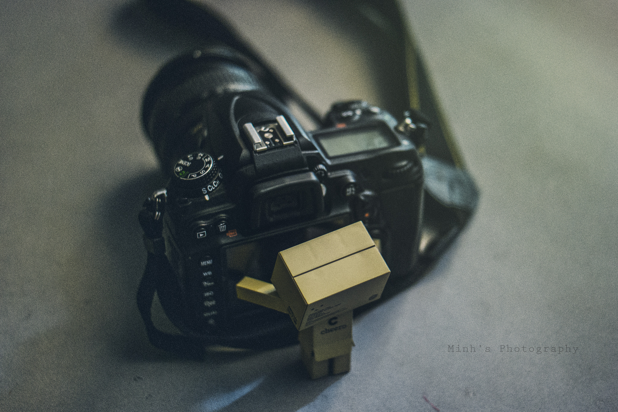 NX 45mm F1.8 [T6] 2D/3D sample photo. Danbo playing photography