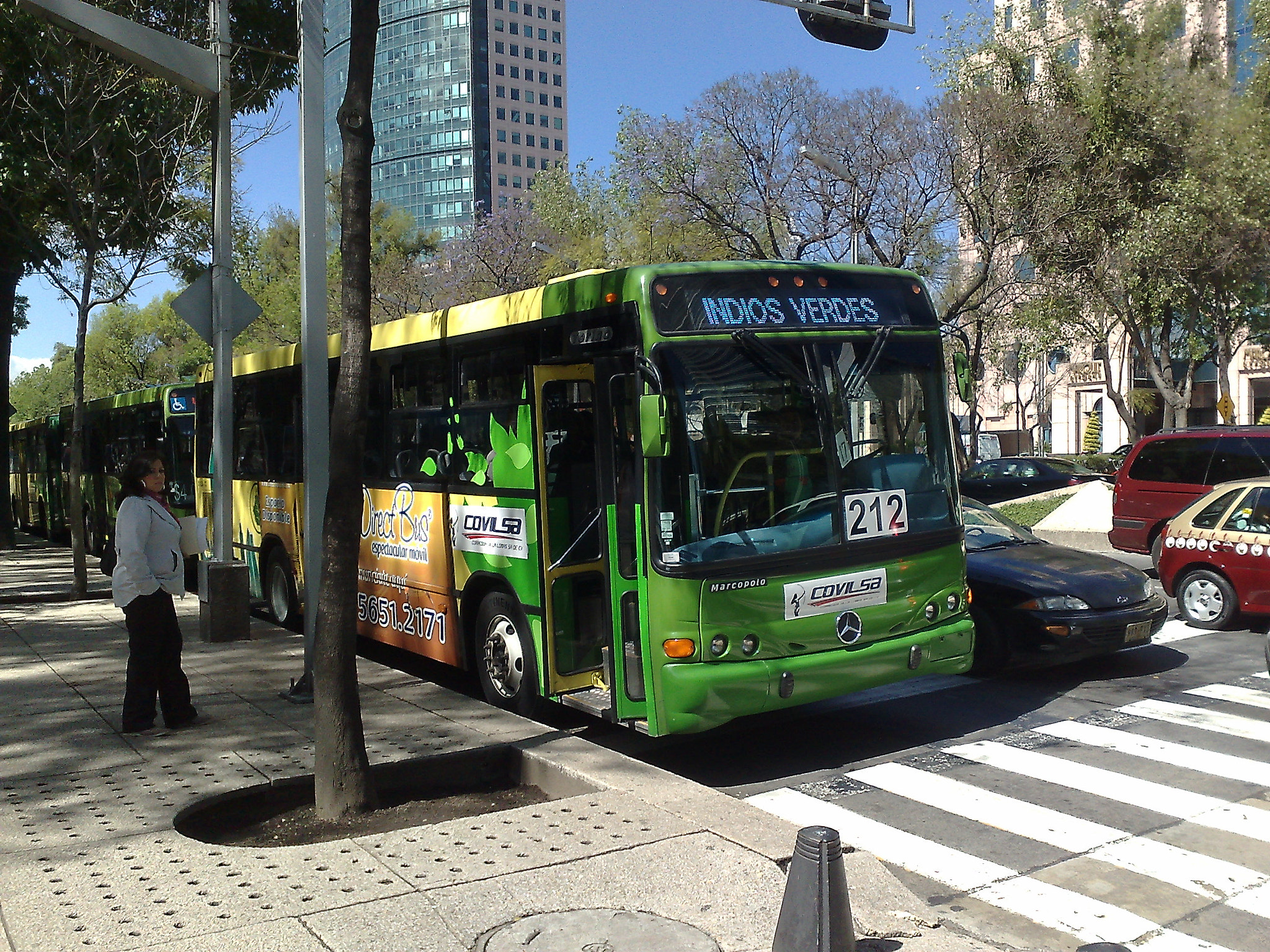 Nokia N82 sample photo. Paseo de la reforma cdmx photography