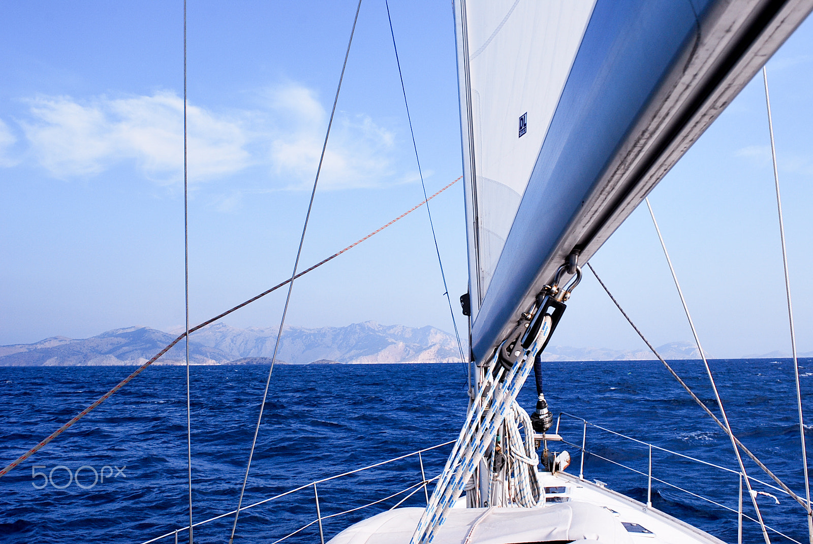 Nikon D60 sample photo. The aegean blue photography