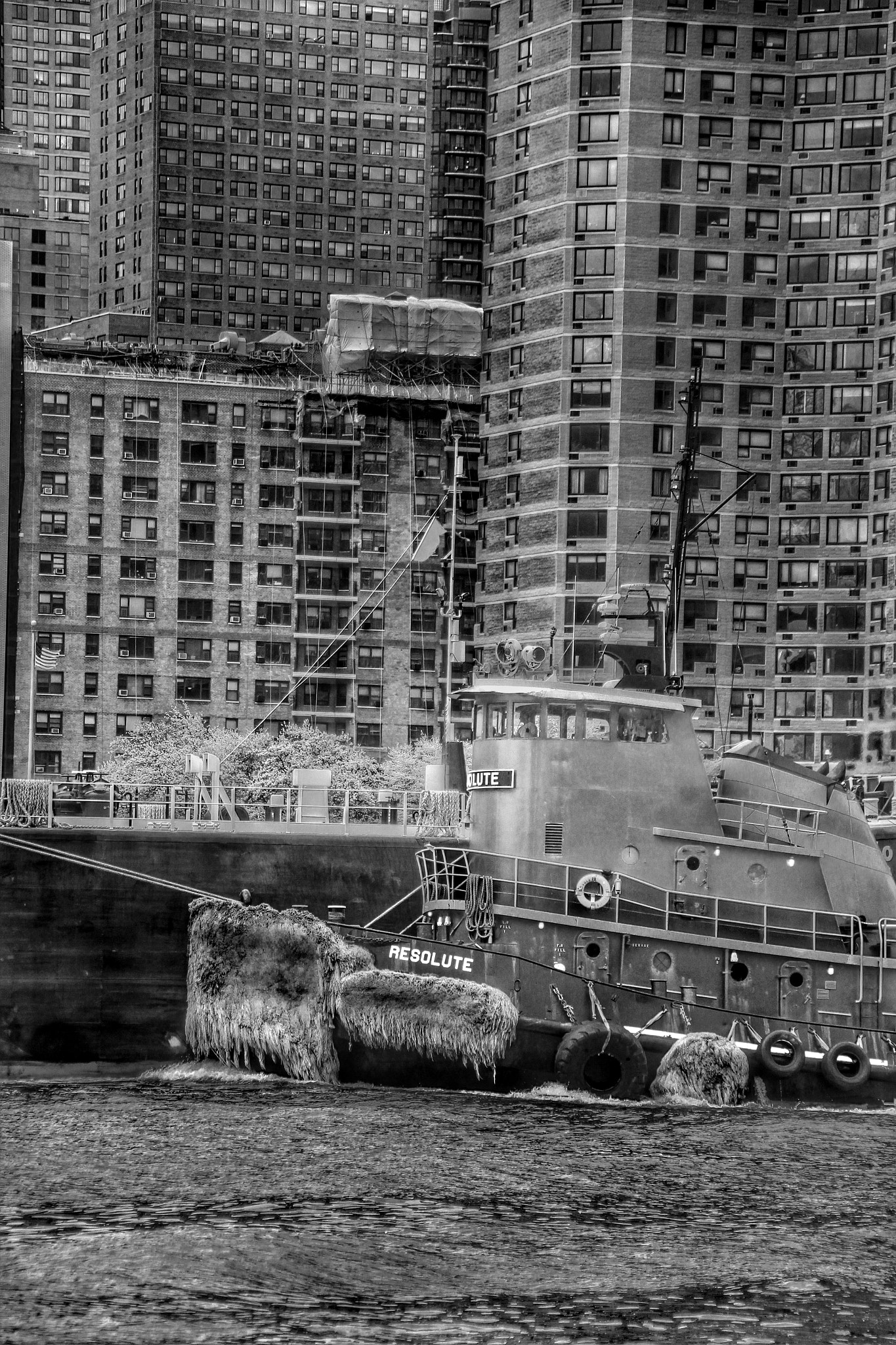 Canon EOS 600D (Rebel EOS T3i / EOS Kiss X5) + Canon 18-270mm sample photo. "tugging past roosevelt island"  photography