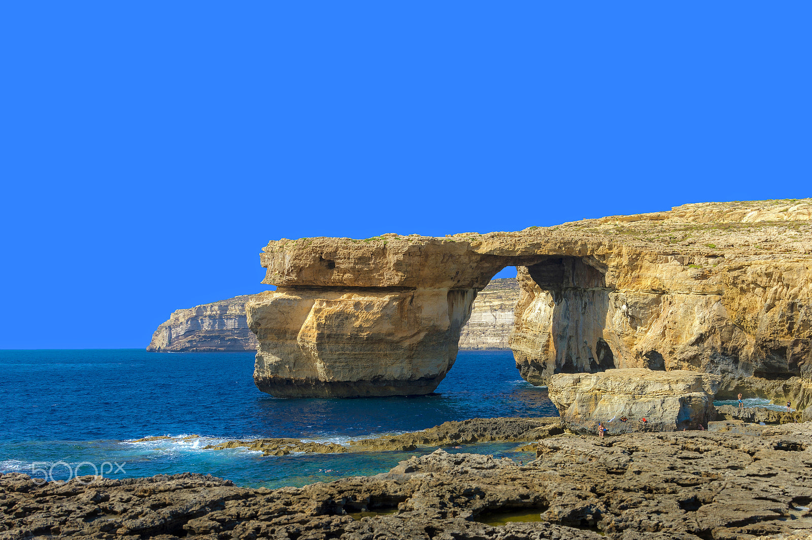 Pentax K-5 II sample photo. Malta - azure window photography