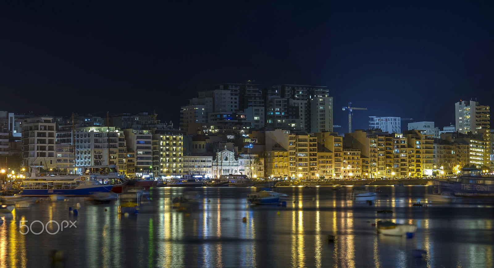 Tamron AF 28-75mm F2.8 XR Di LD Aspherical (IF) sample photo. Malta at night photography