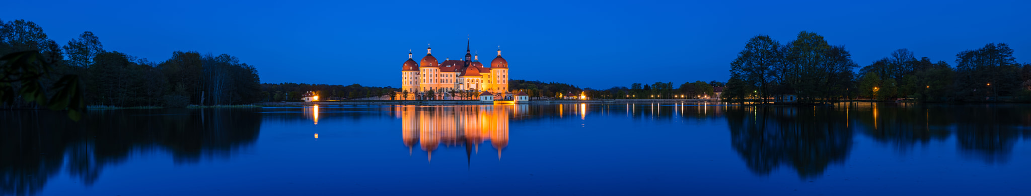 Vario-Elmar 30-90 sample photo. Panorama vom schloss moritzburg photography