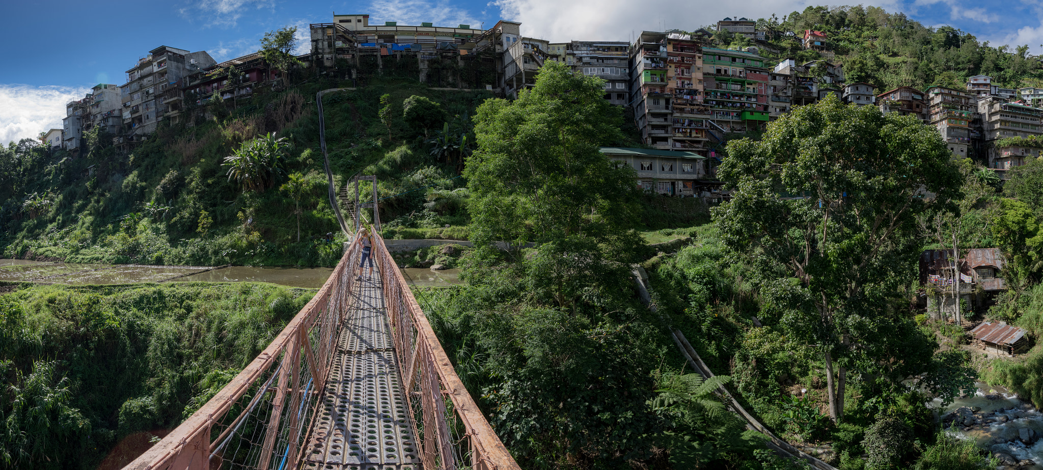 Pentax K-3 II sample photo. Banaue's bridge photography
