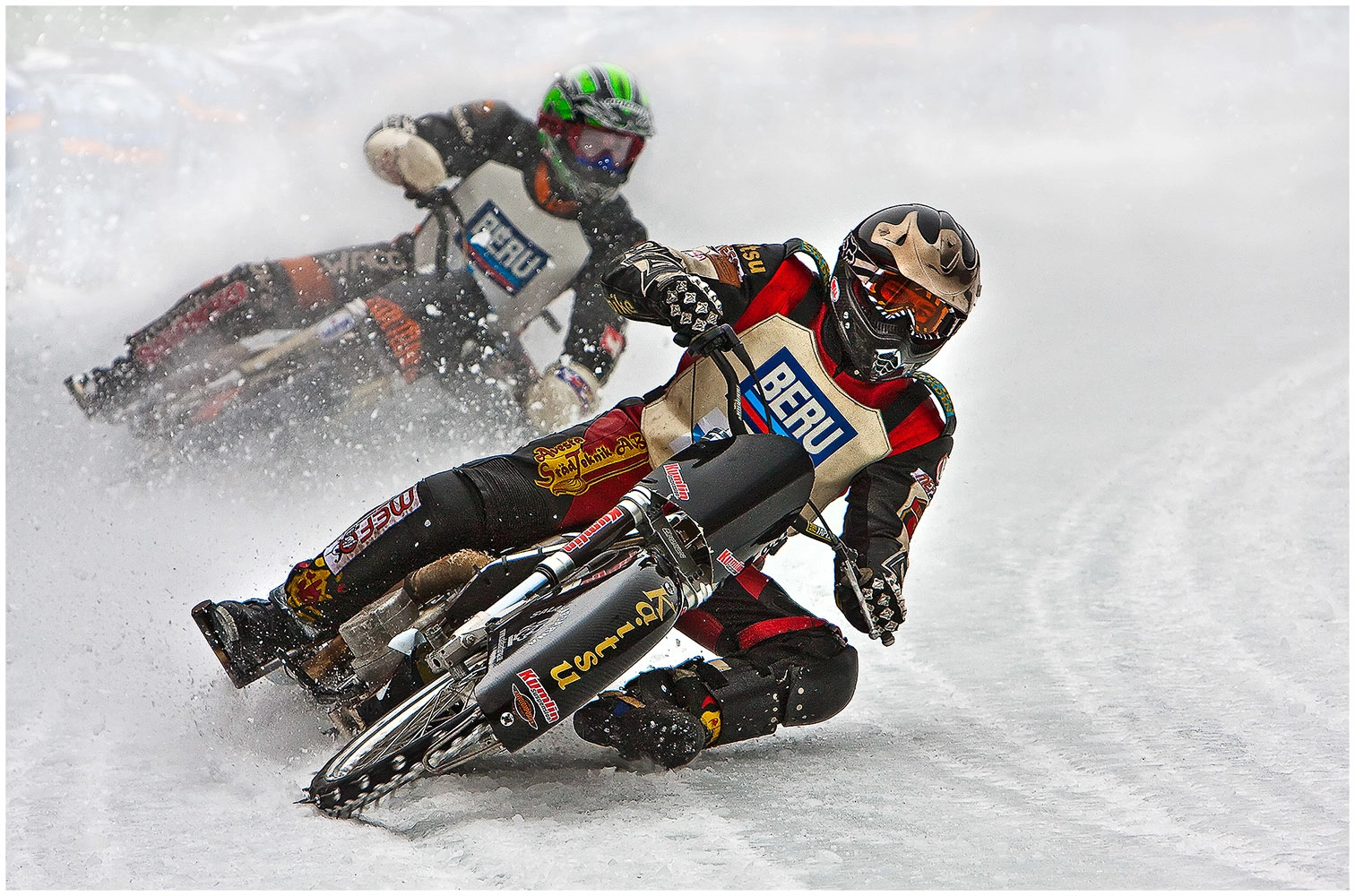 Canon EF 70-200mm F2.8L IS USM sample photo. Ice speedway photography