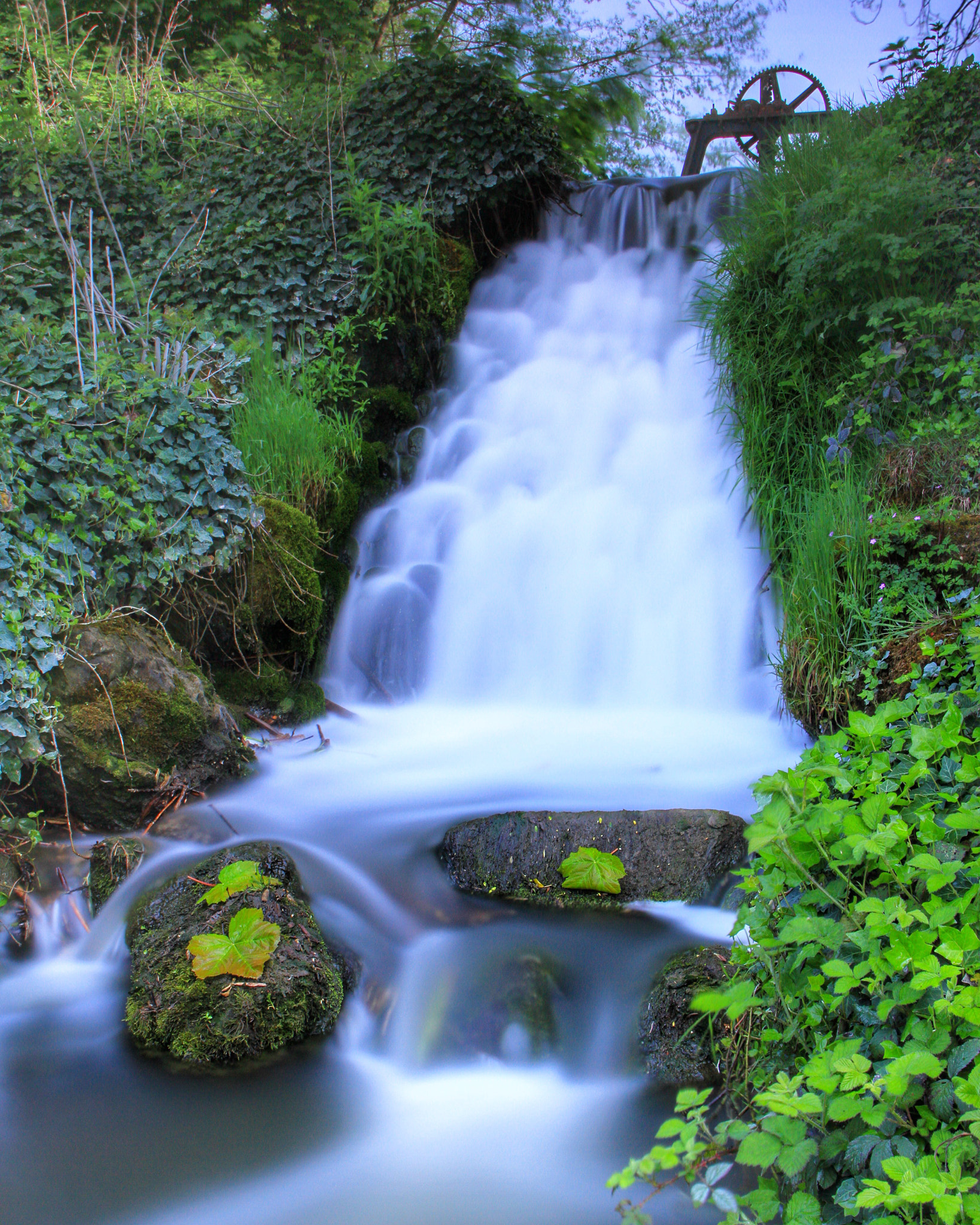Canon EOS 7D + Canon 18-270mm sample photo. "waterfall" it was time to get wet with this one a ... photography