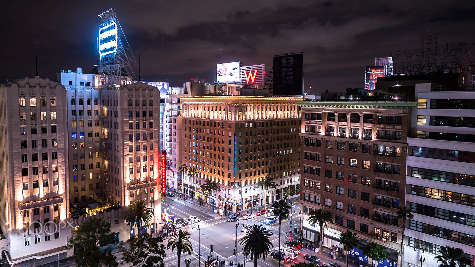 Panasonic Lumix DMC-GH4 + Olympus M.Zuiko Digital ED 7-14mm F2.8 PRO sample photo. Hollywood and vine photography