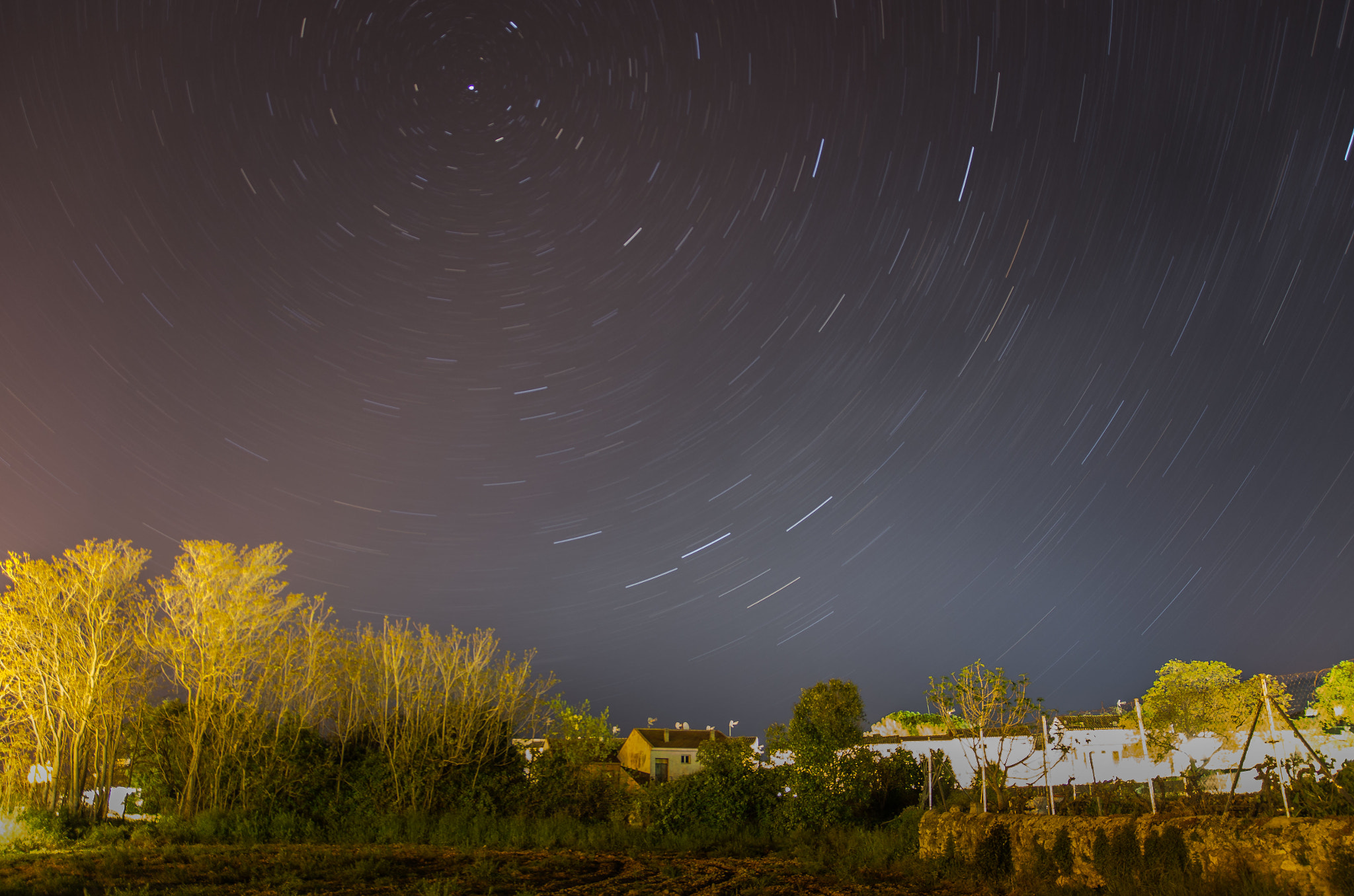 Pentax K-5 sample photo. Circumpolar en almonacid de zorita photography