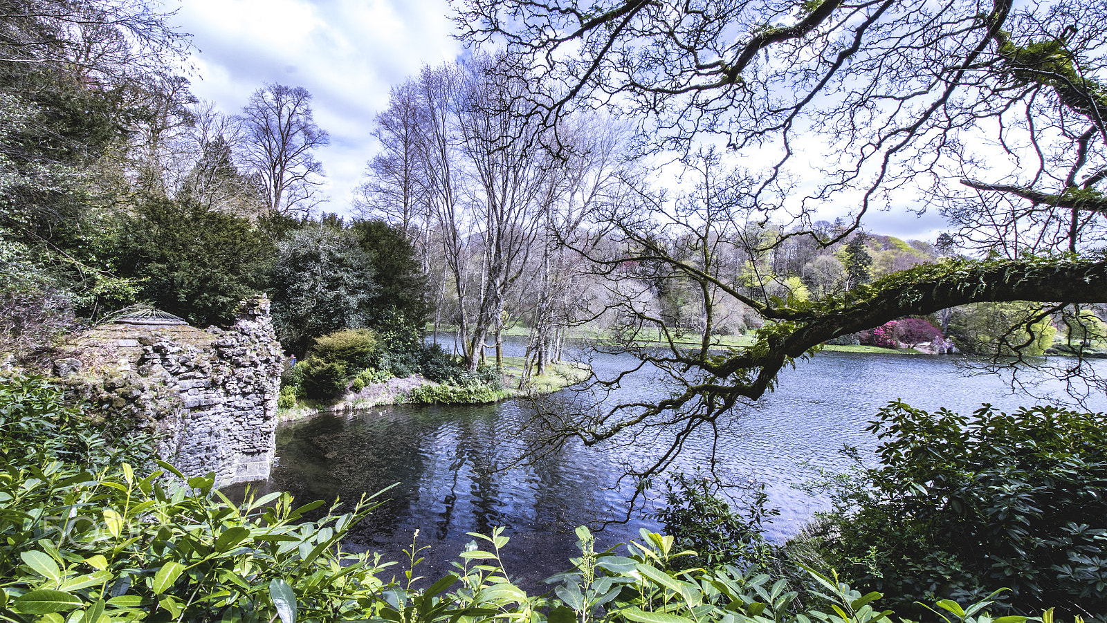 Canon EOS 750D (EOS Rebel T6i / EOS Kiss X8i) + Canon EF-S 10-18mm F4.5–5.6 IS STM sample photo. Stourhead lake from the grotto photography