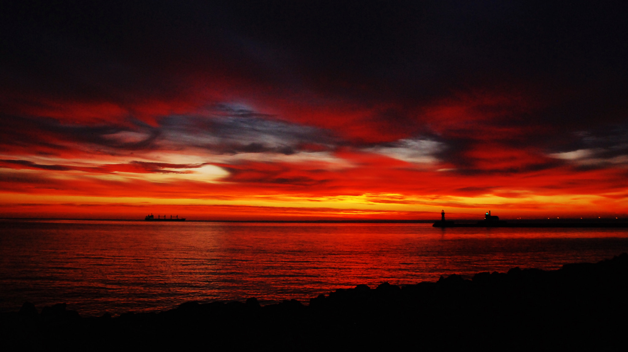 Nikon D80 sample photo. Duluth sunrise photography