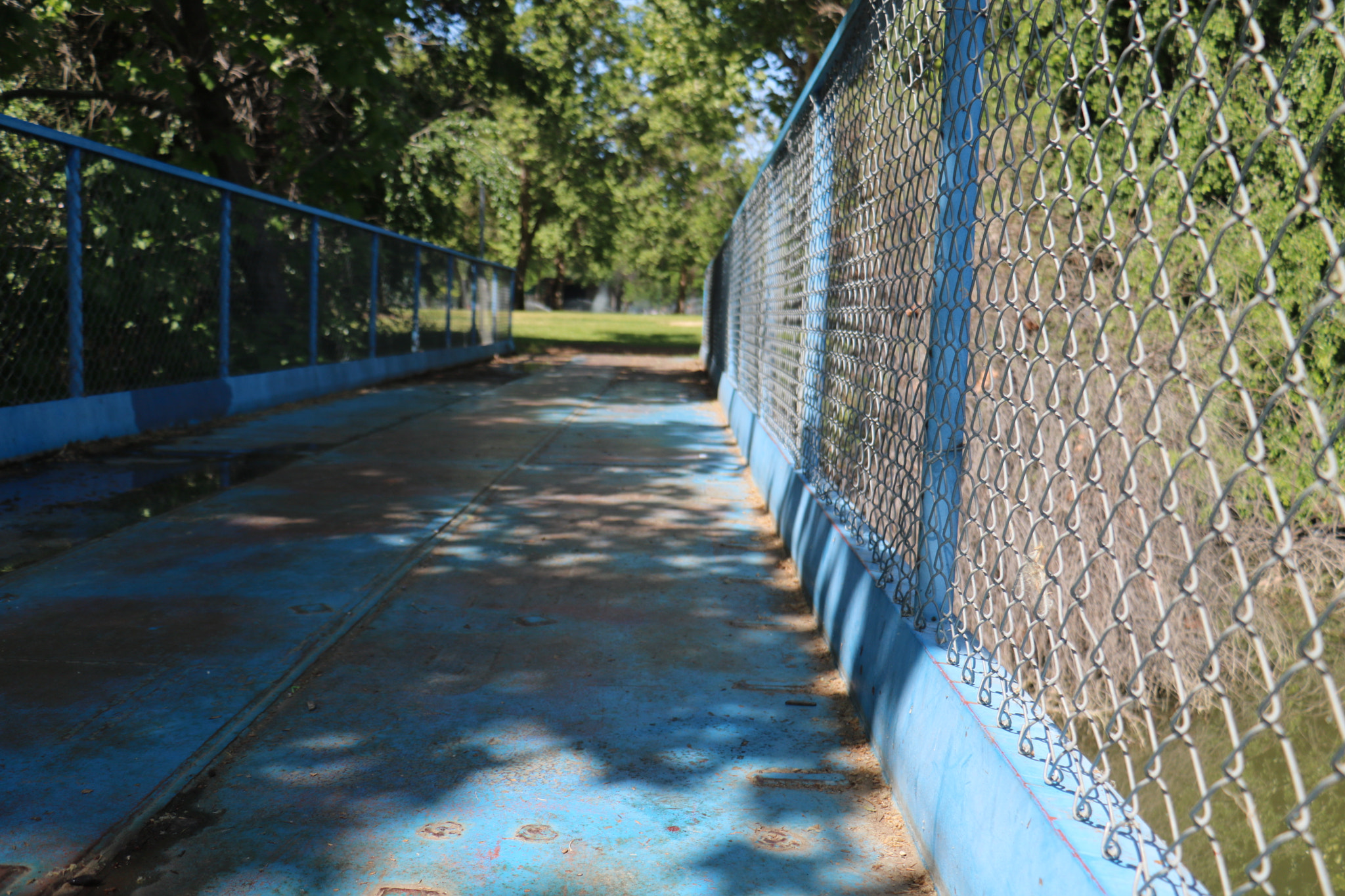 Canon EF-S 18-135mm F3.5-5.6 IS STM sample photo. Blue walkway photography