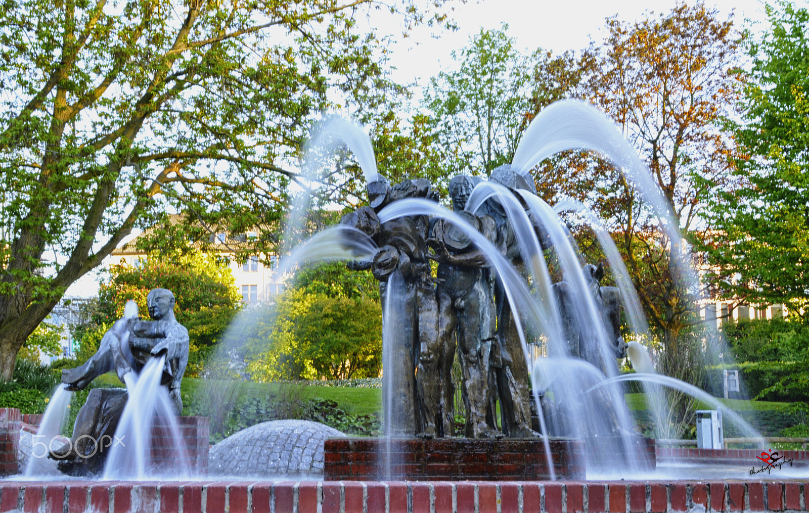 Nikon D3200 sample photo. Fountain photography