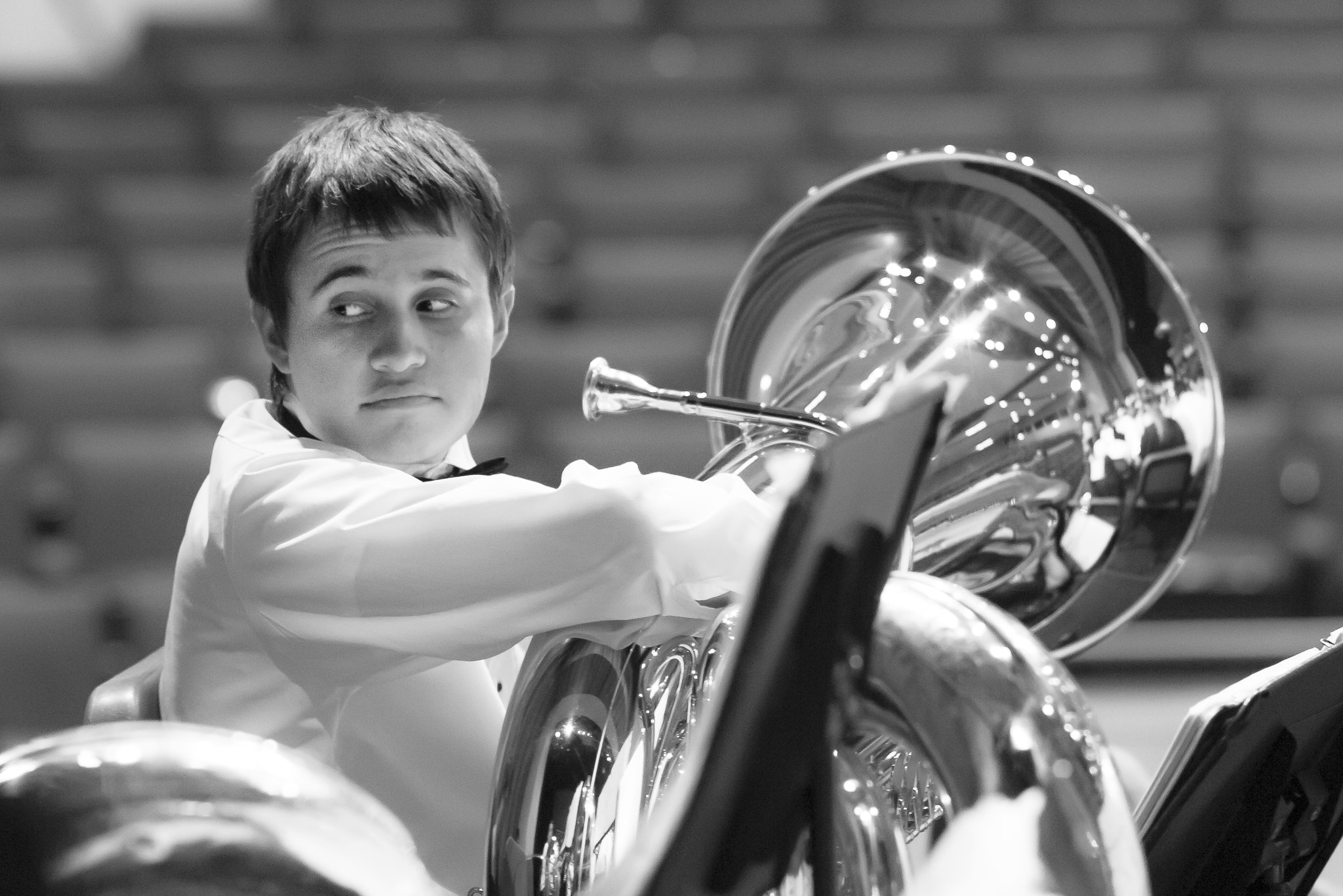 Canon EOS 60D + Canon EF 100mm F2.0 USM sample photo. Tuba in waiting photography