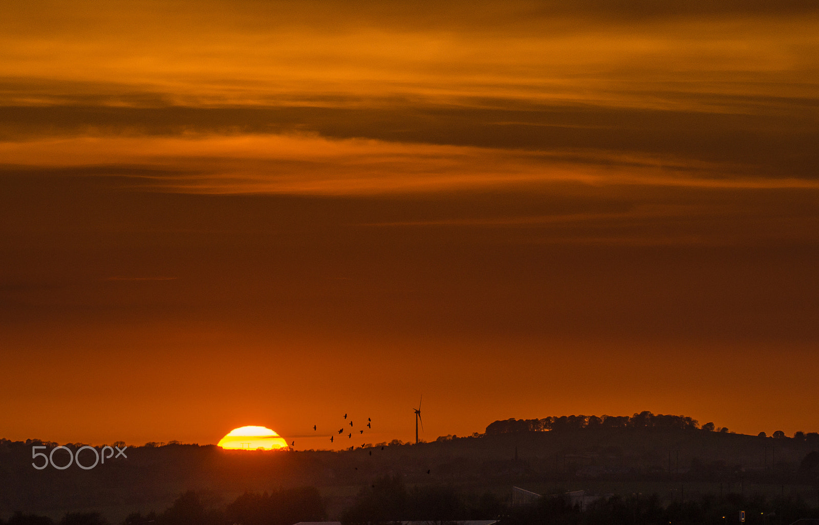 Sigma APO 170-500mm F5-6.3 Aspherical RF sample photo. A may evening sunset over the boyne valley photography