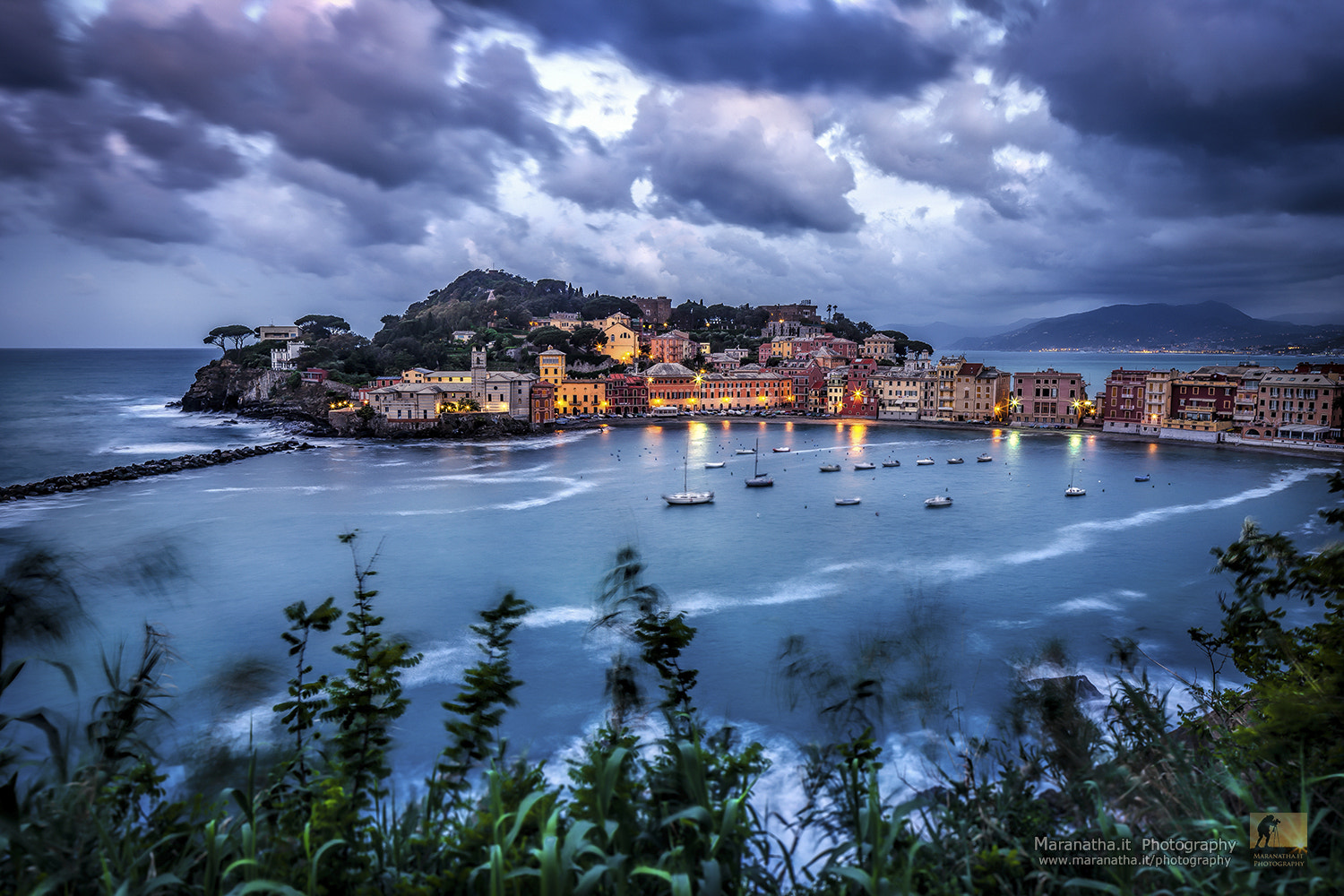 Canon TS-E 24.0mm f/3.5 L II sample photo. Sestri levante at dawn photography