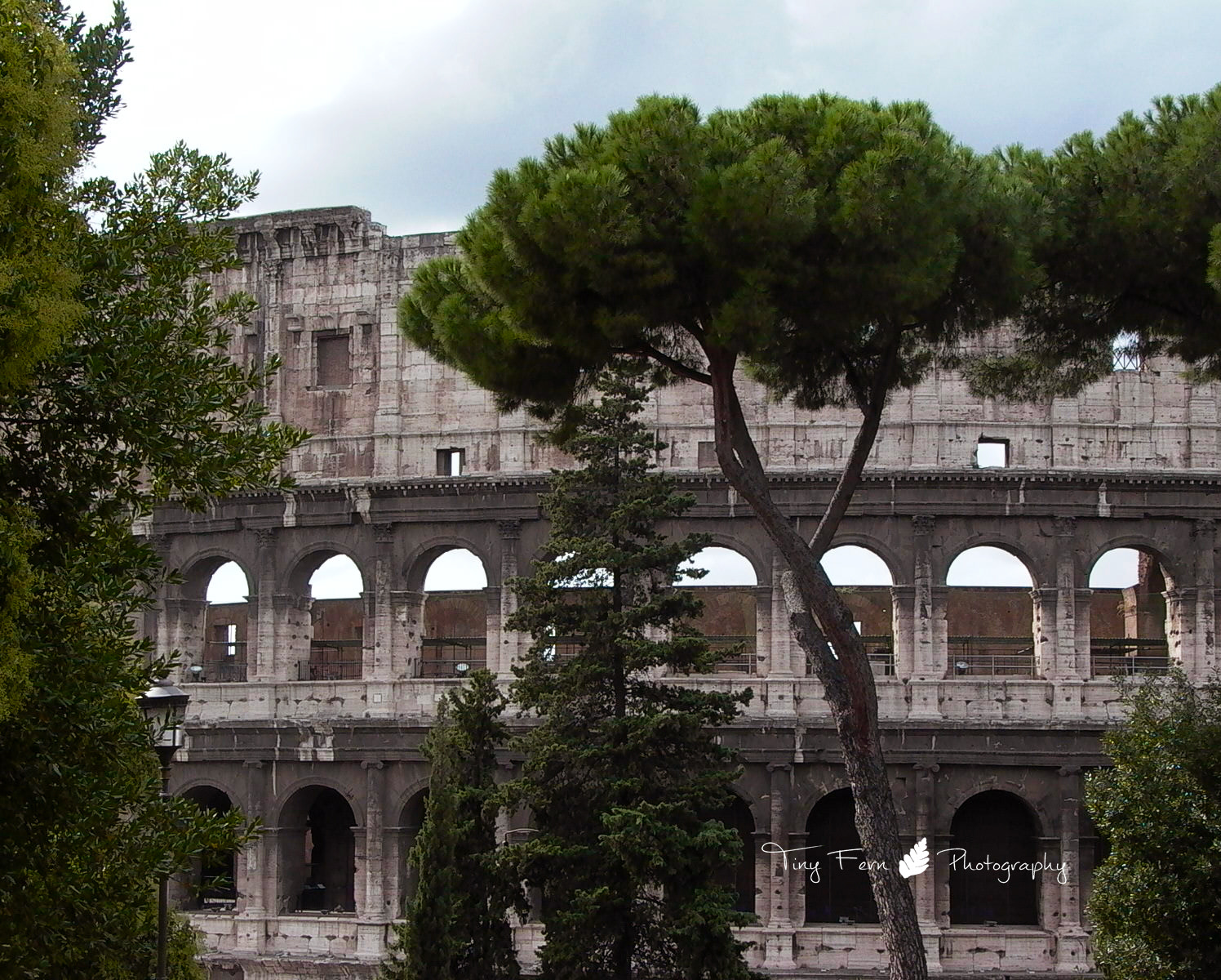 Panasonic DMC-LC40 sample photo. Glimpsing the colosseum photography