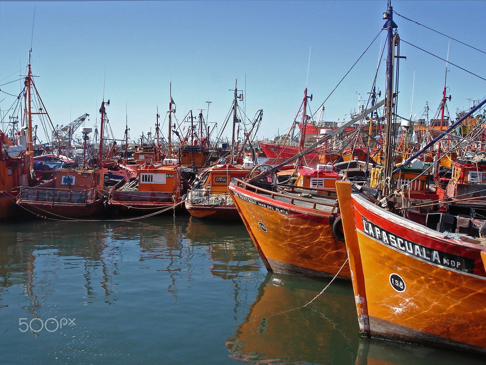 Sony DSC-W5 sample photo. Puerto de pescadores - mar del plata -1 photography