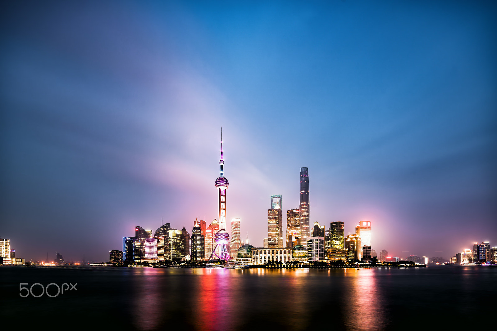 Canon TS-E 17mm F4L Tilt-Shift sample photo. Shanghai city skyline photography