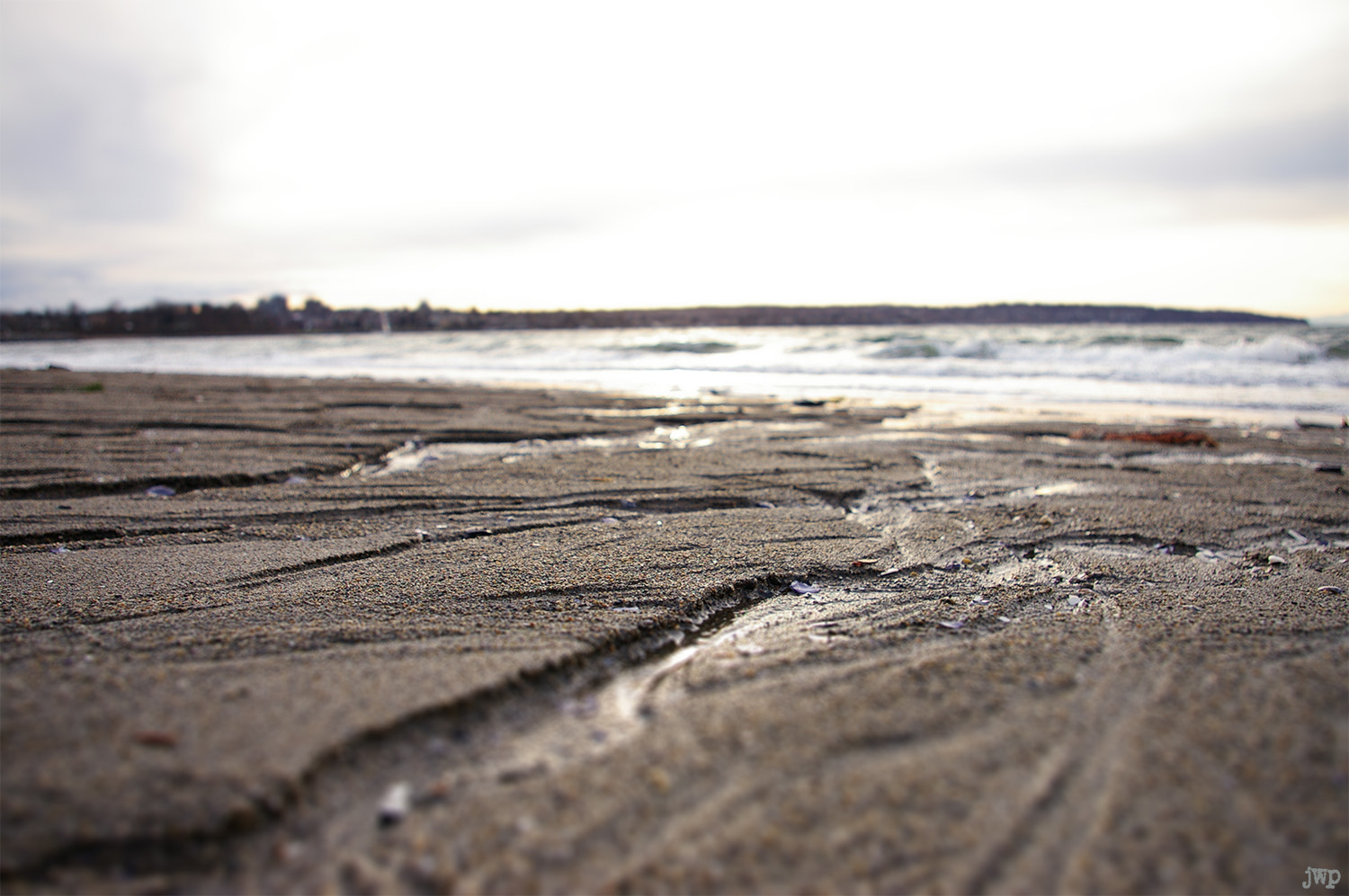 Pentax K110D sample photo. Wintery beach photography