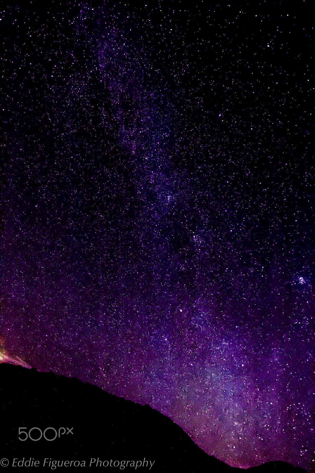 Sigma 10-20mm F3.5 EX DC HSM sample photo. Perseids meteor shower purple photography