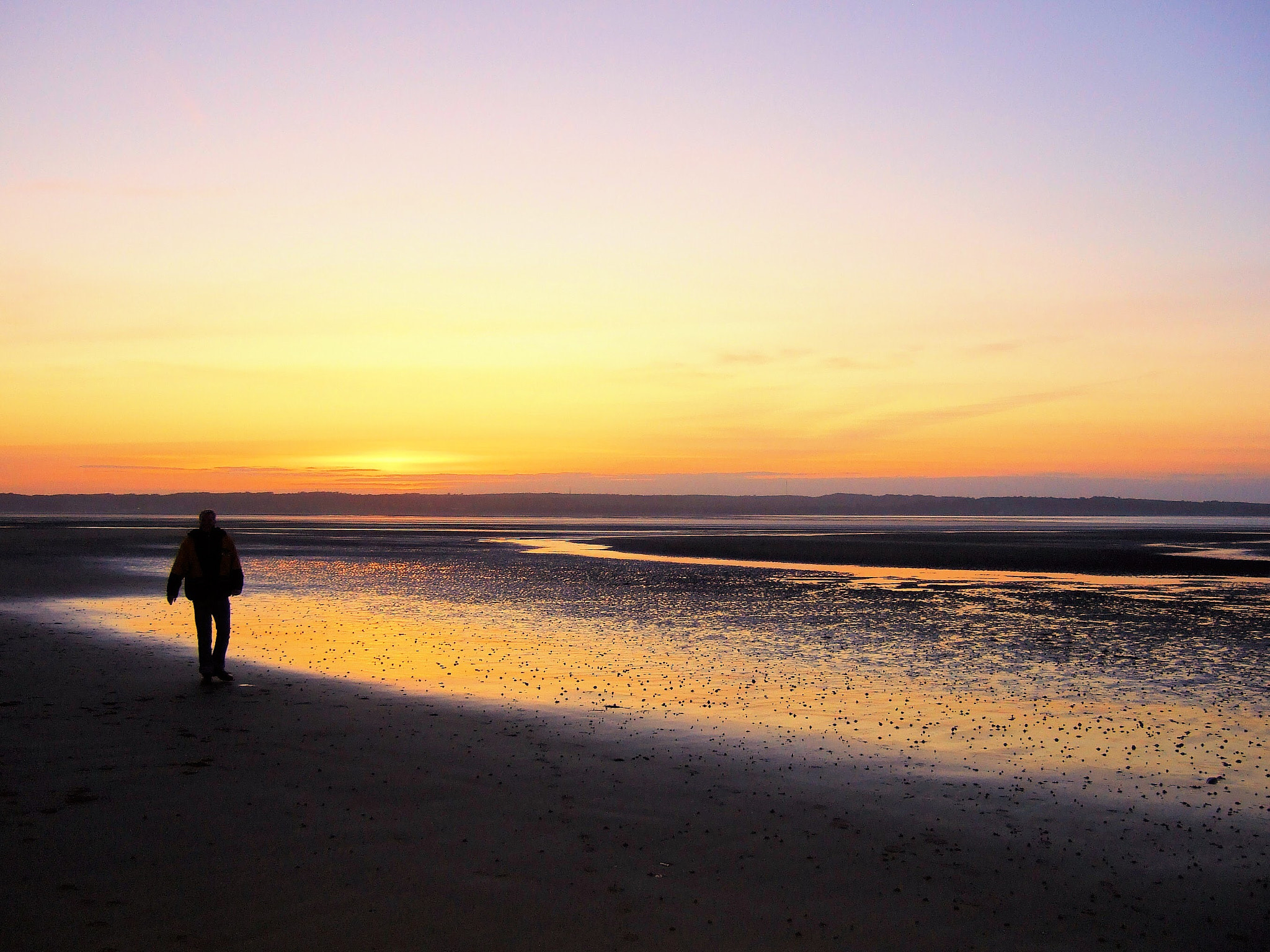 Fujifilm FinePix F31fd sample photo. Anglesey sunset photography