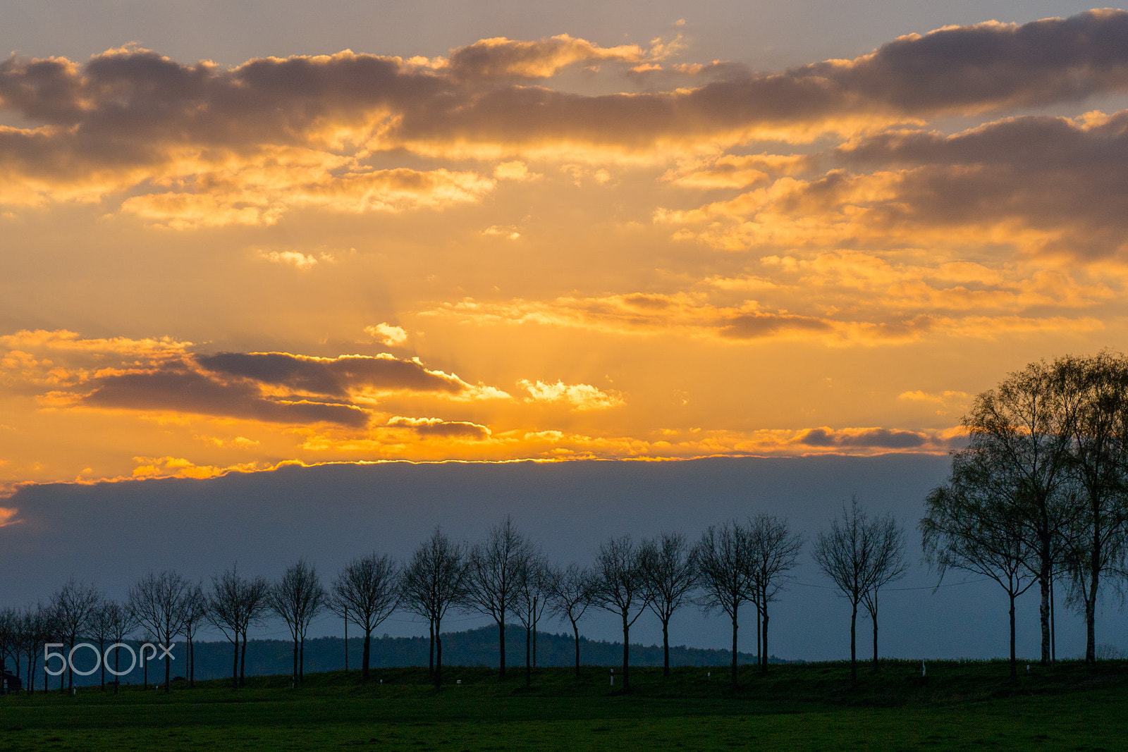 LUMIX G VARIO 45-150/F4.0-5.6 sample photo. Sunset photography